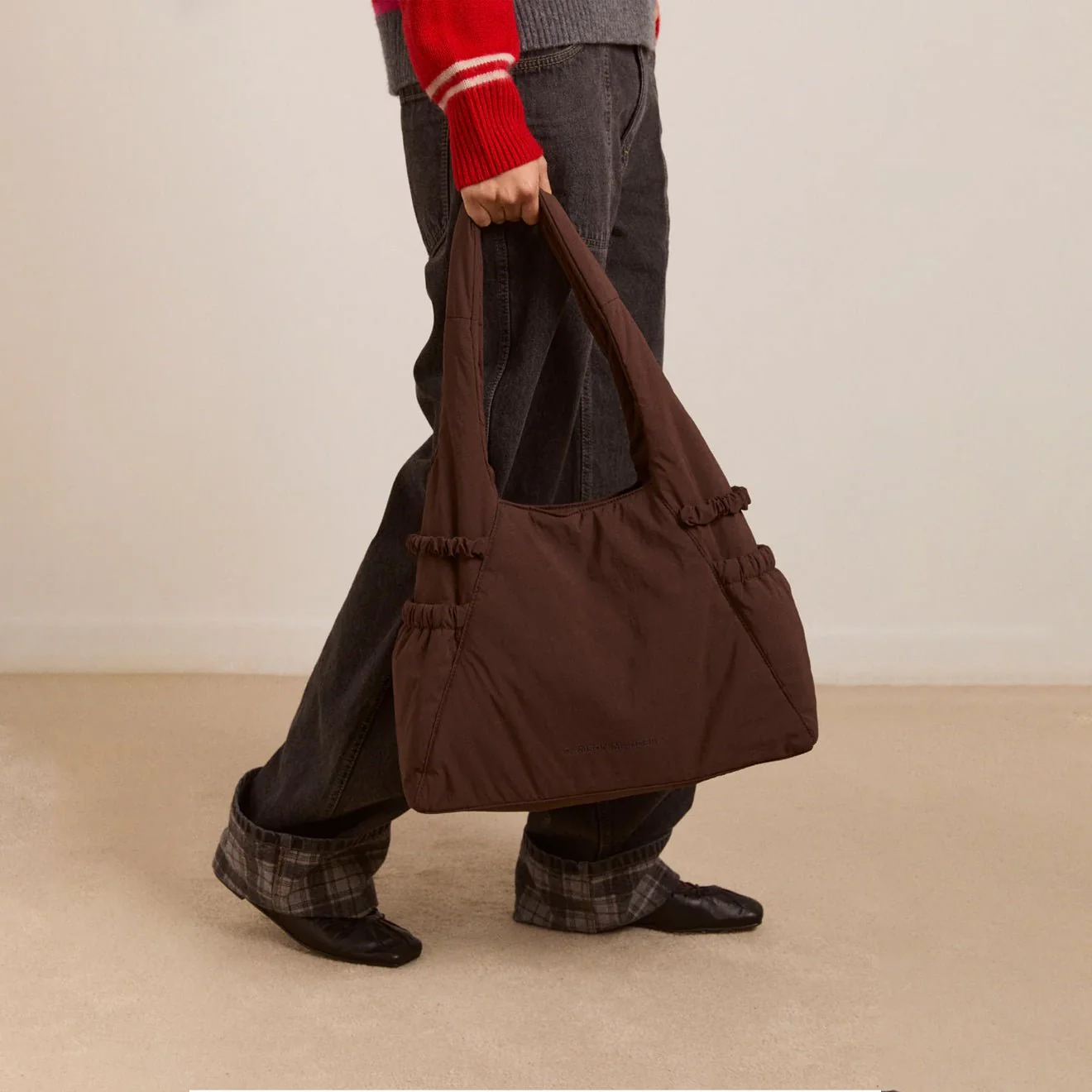 Damson Madder Rosah Bag Brown - Image 4