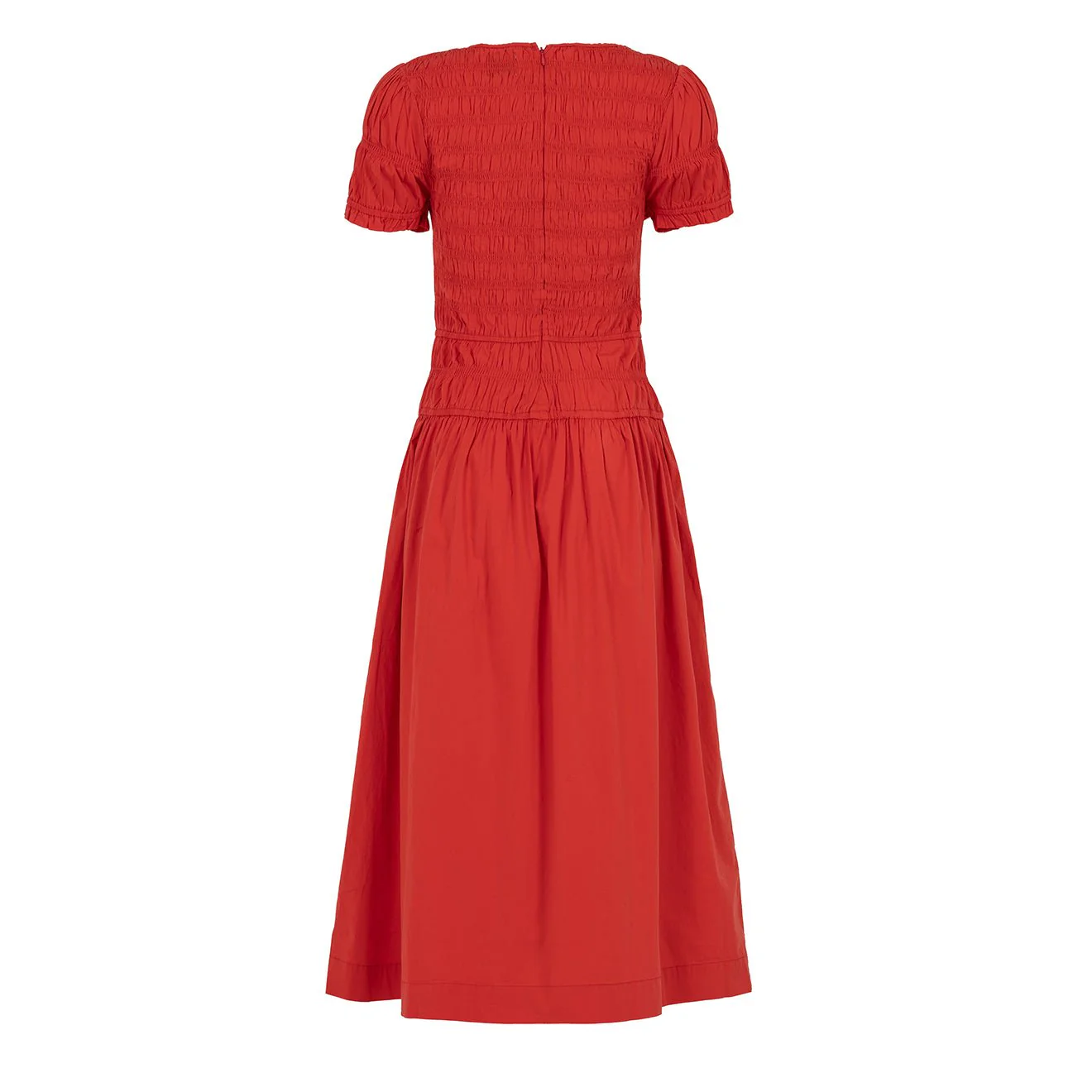 Damson Madder Saffy Midi Dress Red Alert - Image 2