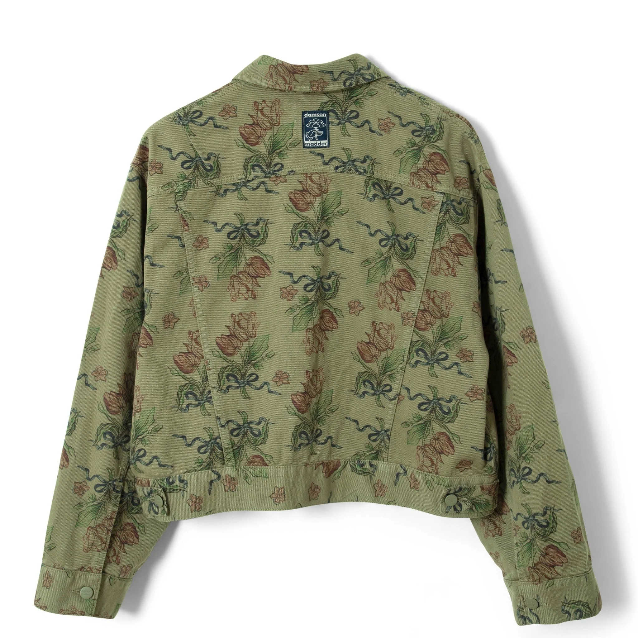 Damson Madder Stacia Jacket Overdye Tulip Khaki - Image 2