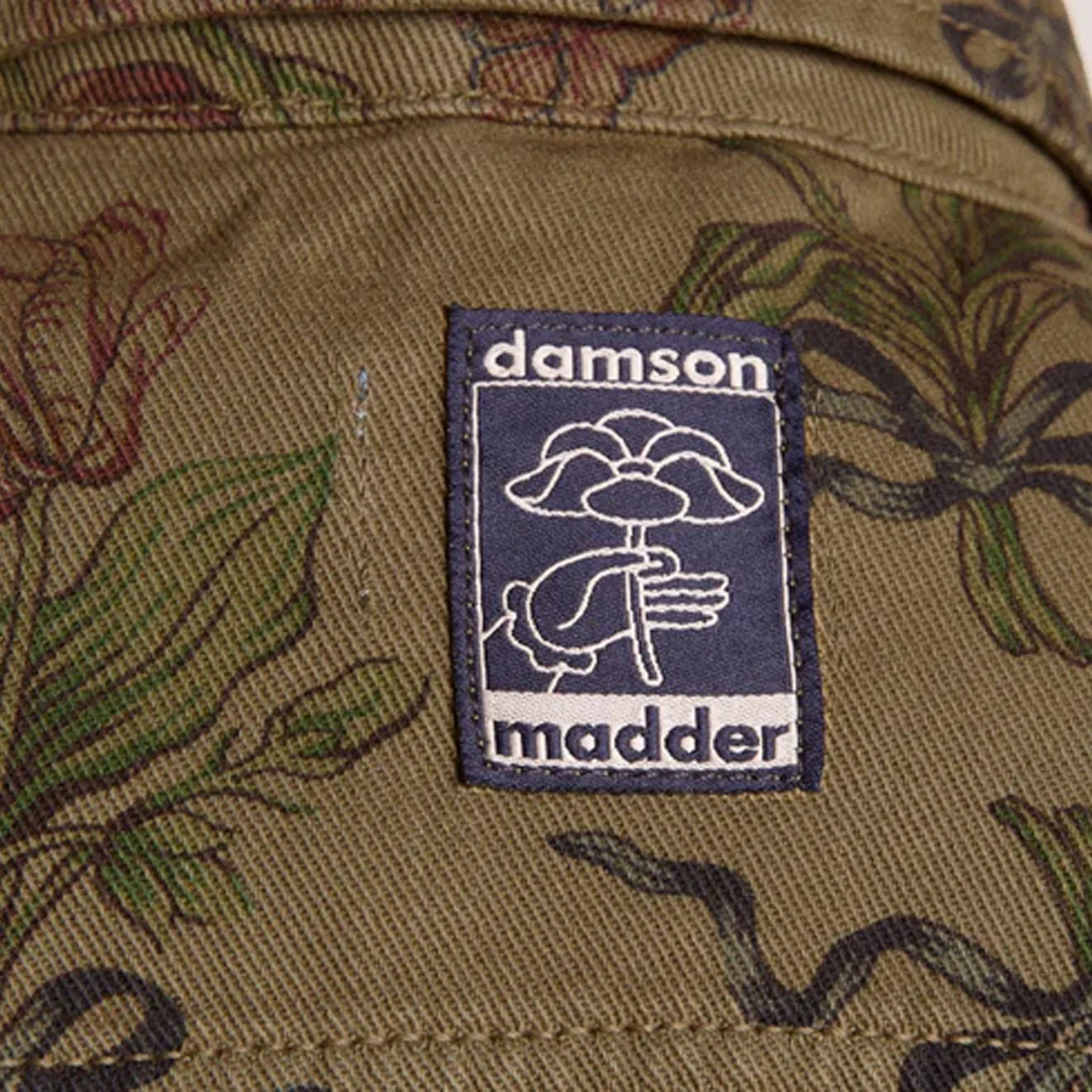 Damson Madder Stacia Jacket Overdye Tulip Khaki - Image 5