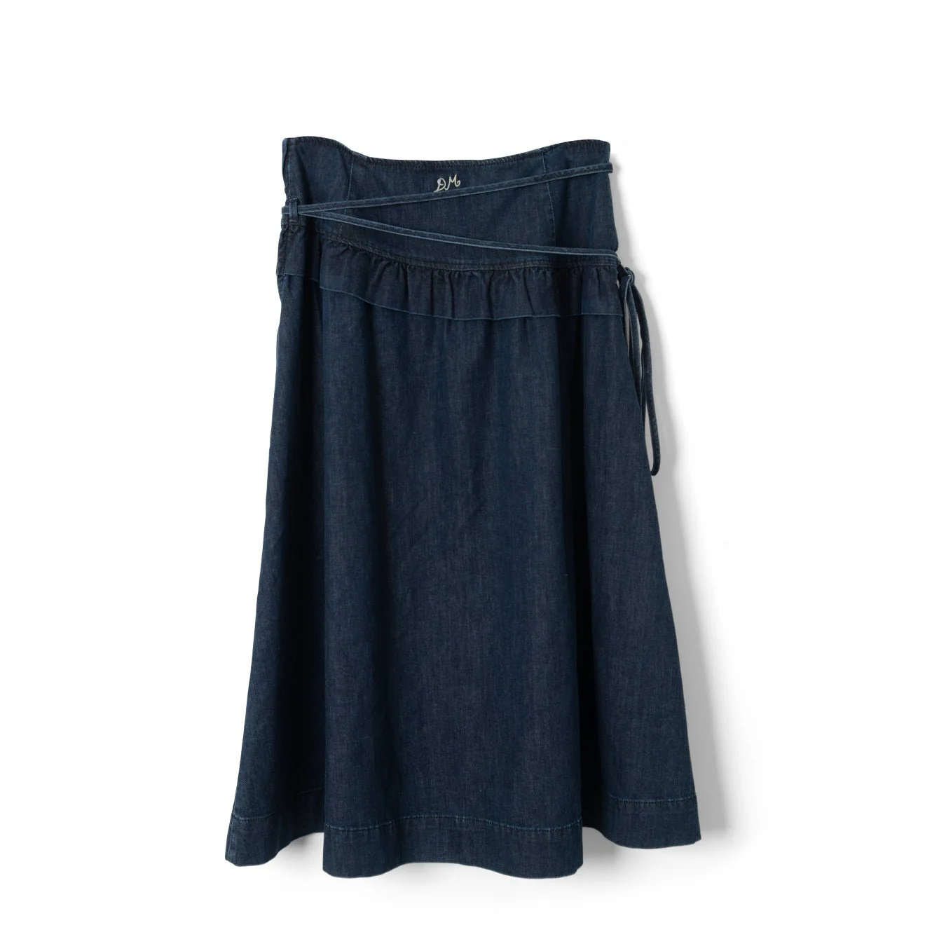 Damson Madder Womens Bellamie Skirt Dark Indigo - Image 2