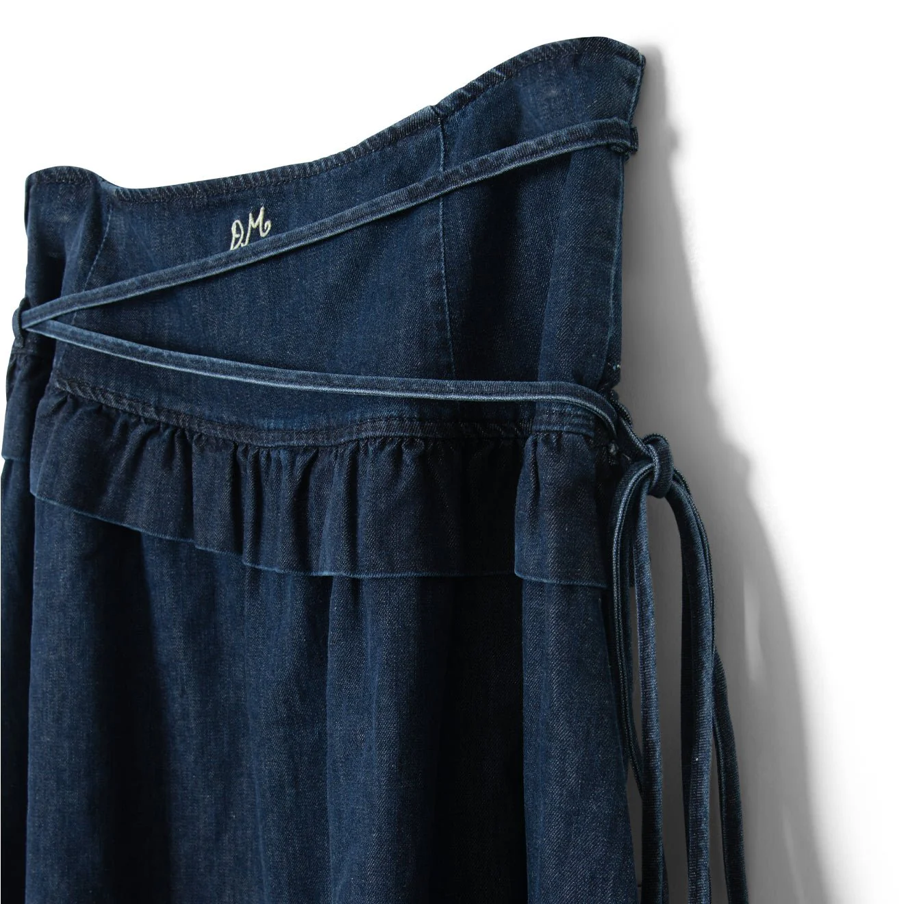 Damson Madder Womens Bellamie Skirt Dark Indigo - Image 3