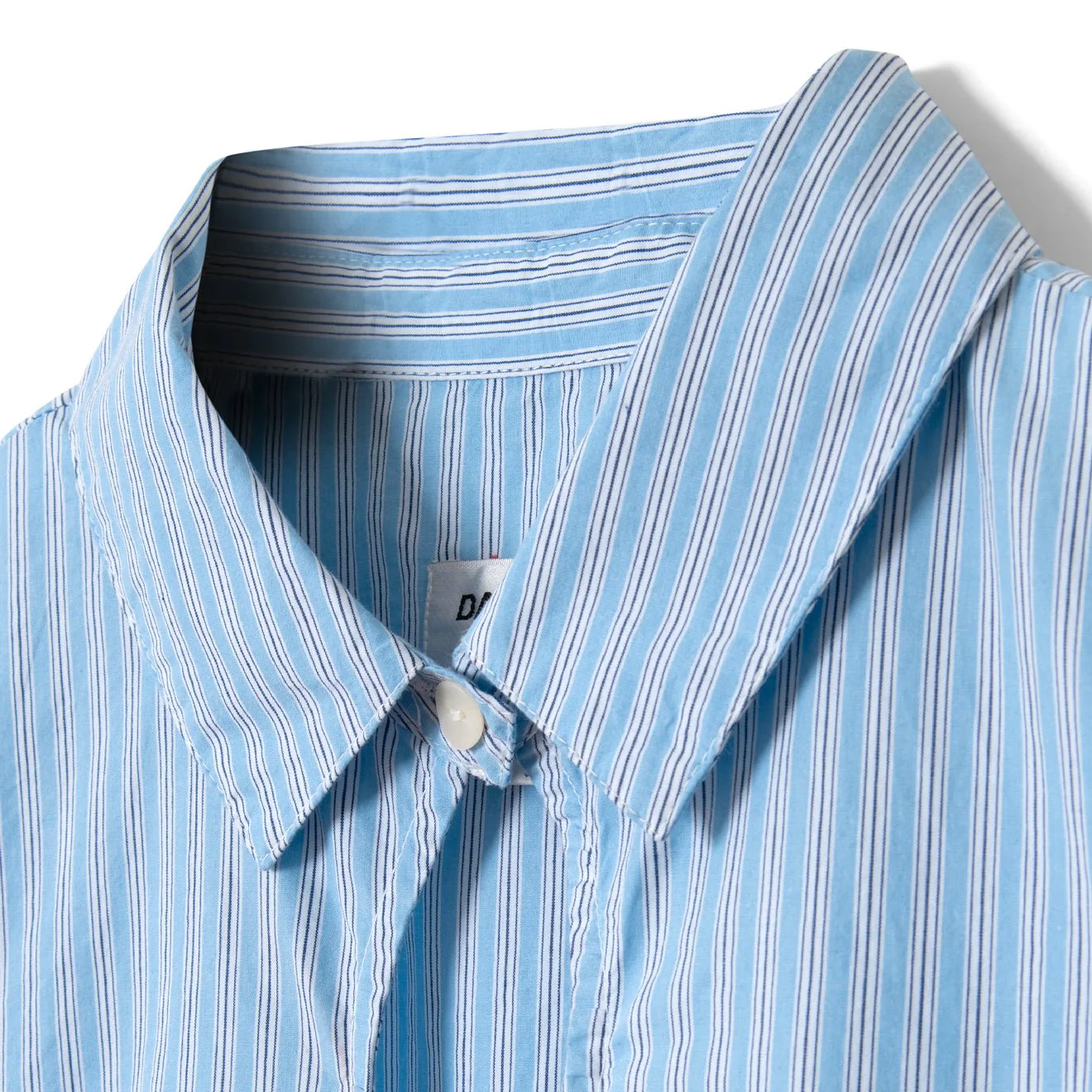 Damson Madder Womens Ebba Shirt Mini Business Stripe - Image 3