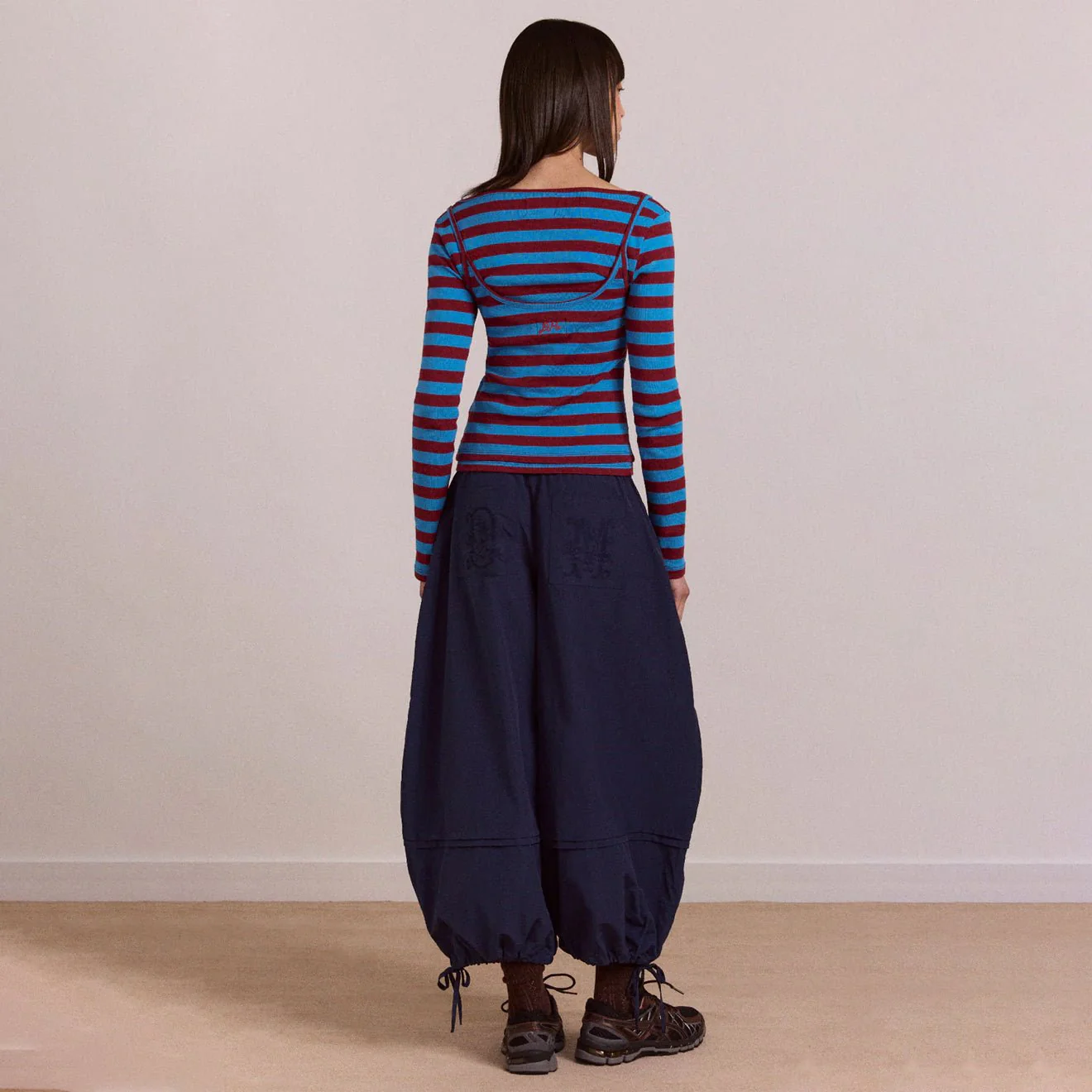 Damson Madder Womens Frida Bloomers Navy - Image 5