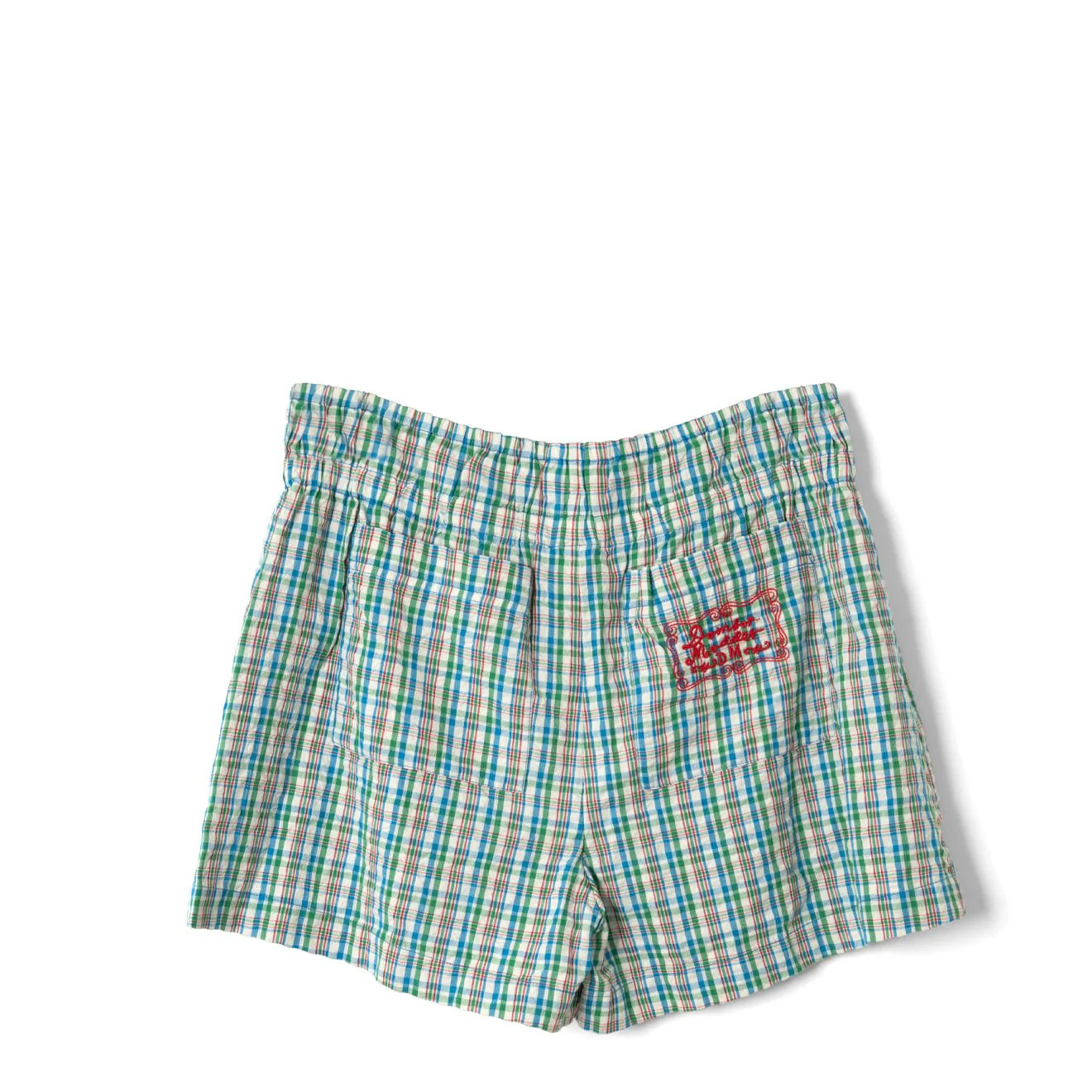 Damson Madder Womens Kairo Boxer Short Picnic Check - Image 2