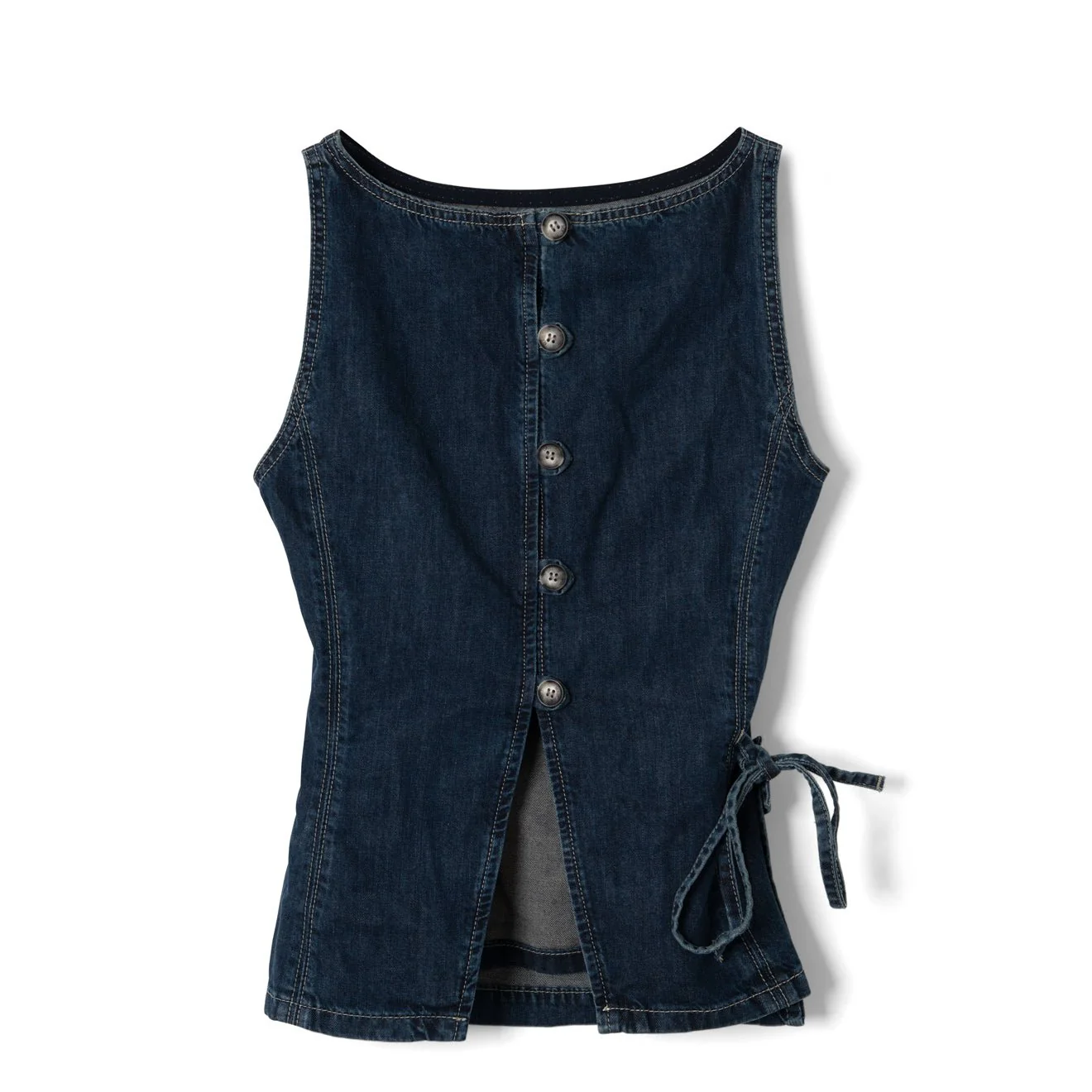 Damson Madder Womens Maxime Top Dark Indigo - Image 2