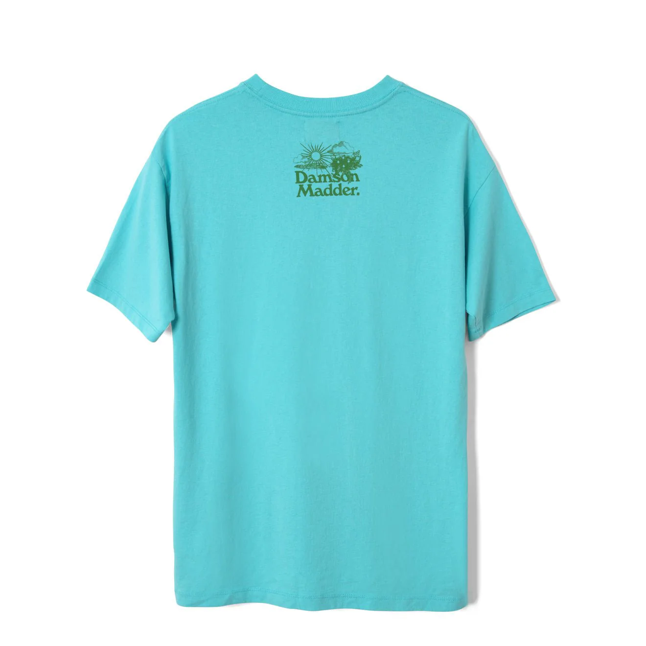 Damson Madder Womens Miraculous Garden Graphic Tee Aqua - Image 2