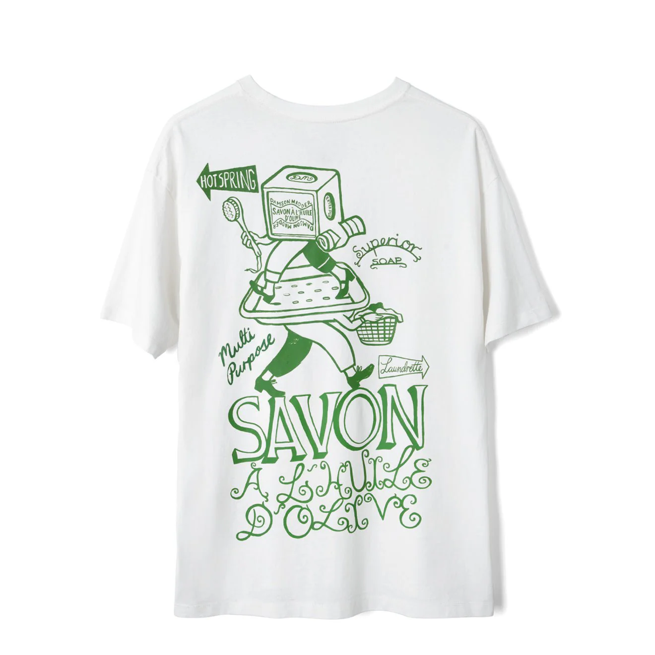 Damson Madder Womens Savon Graphic Tee White - Image 2