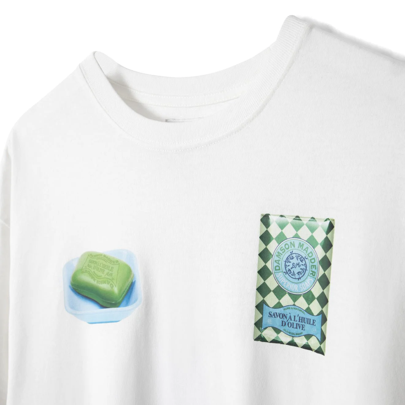 Damson Madder Womens Savon Graphic Tee White - Image 3
