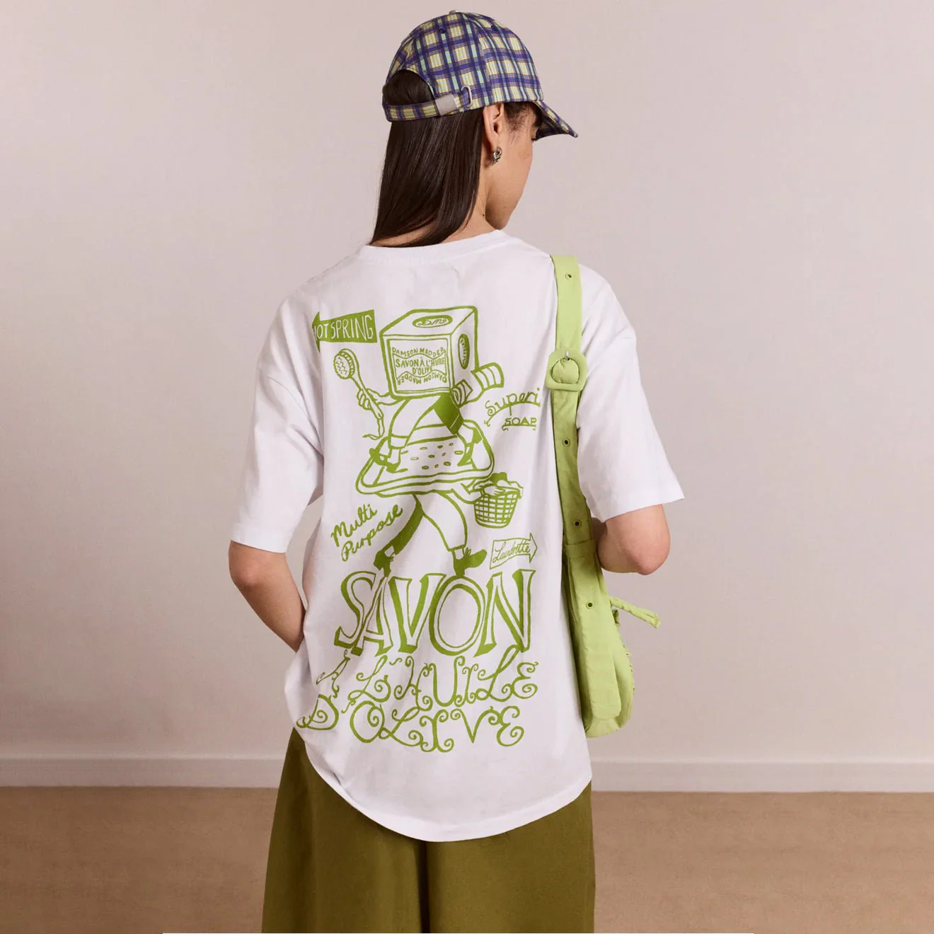 Damson Madder Womens Savon Graphic Tee White - Image 5