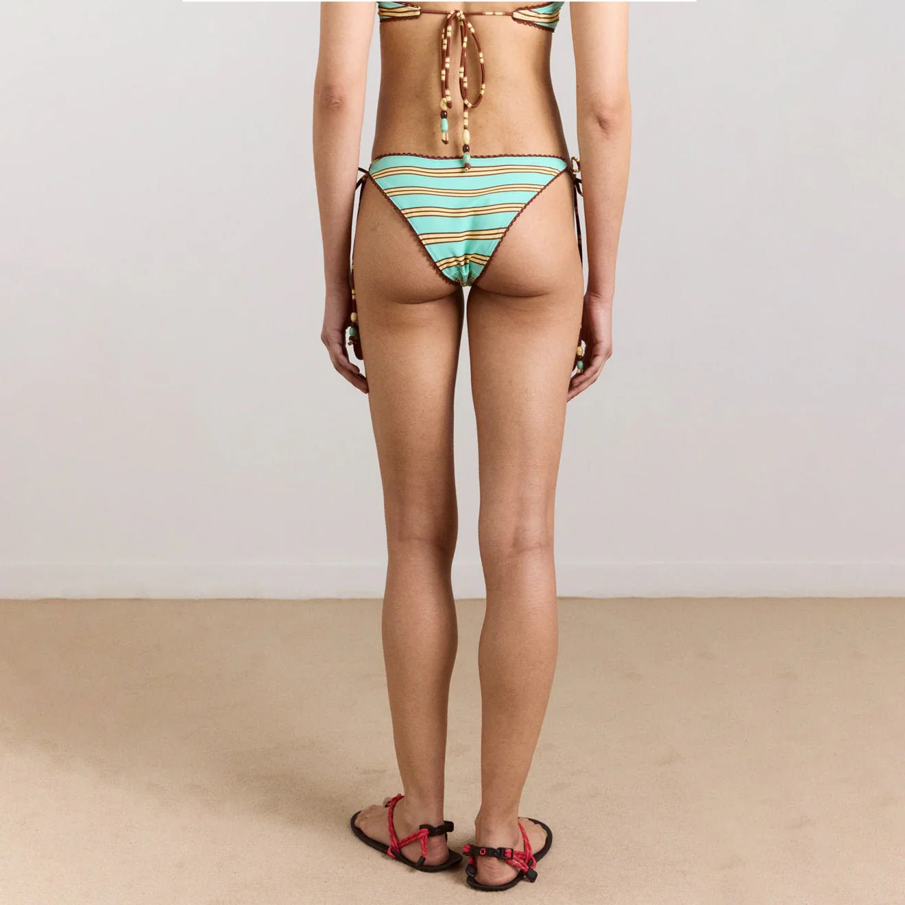 Damson Madder Womens Trudi Reversible Bikini Bottom Mix Stripe - Image 12