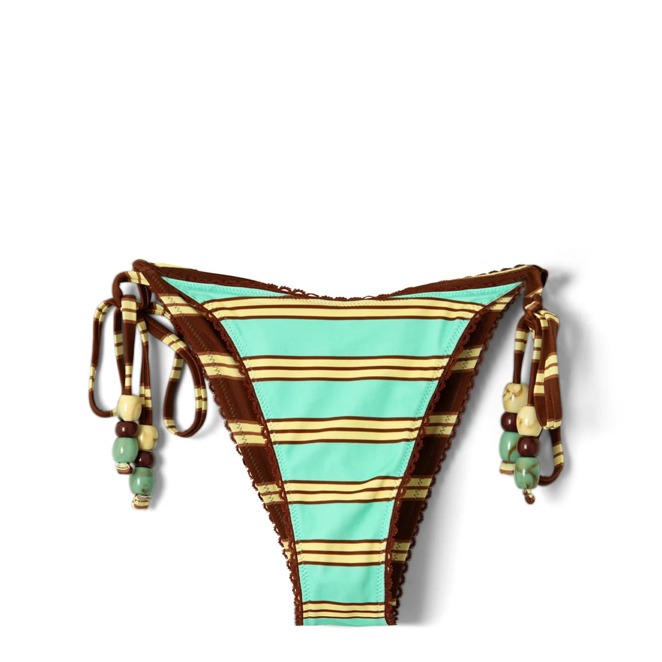Damson Madder Womens Trudi Reversible Bikini Bottom Mix Stripe - Image 3