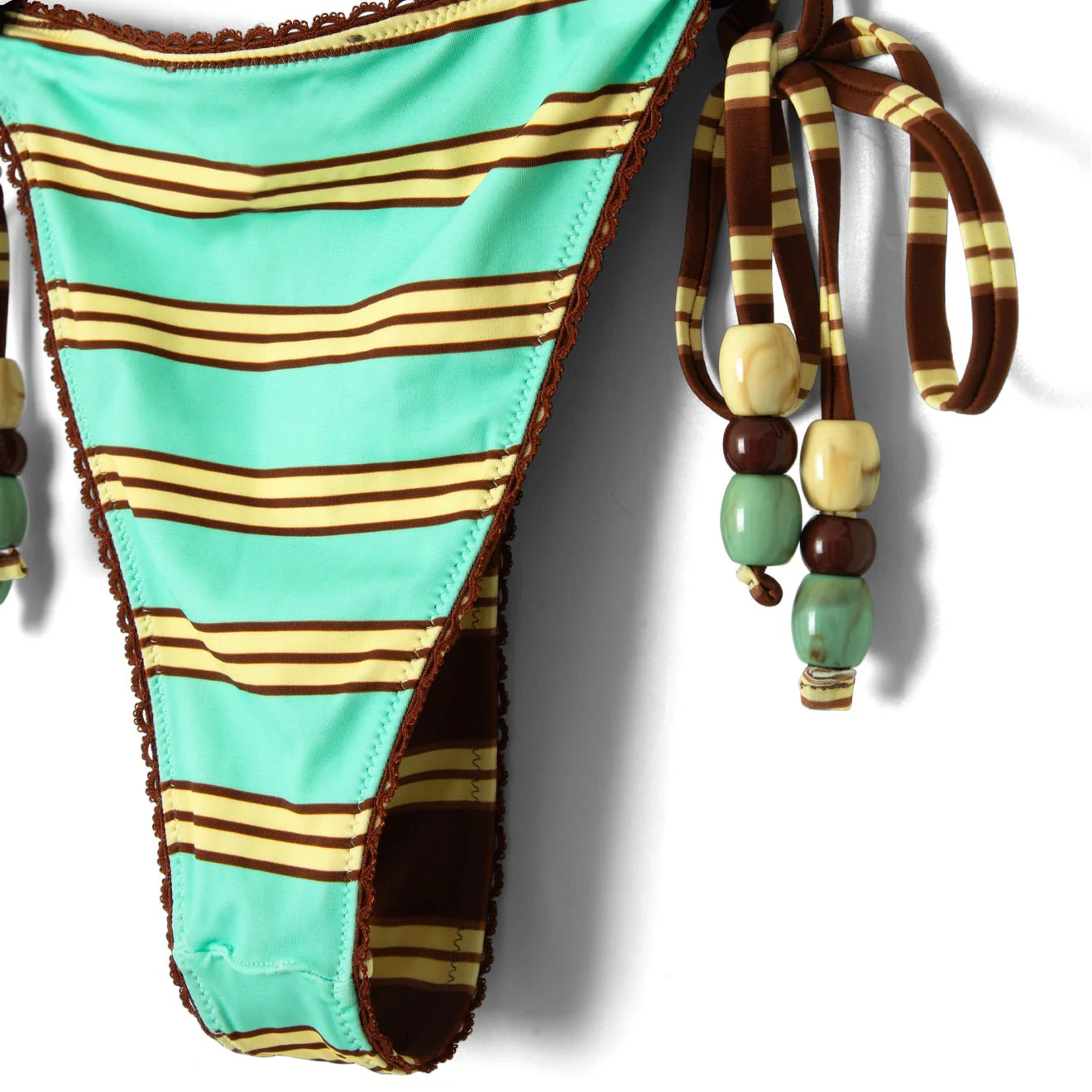 Damson Madder Womens Trudi Reversible Bikini Bottom Mix Stripe - Image 6