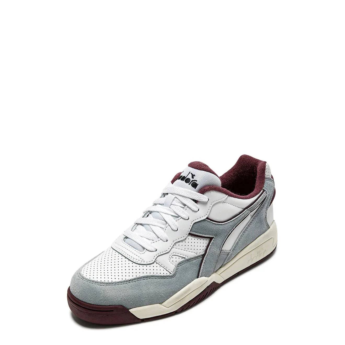 Diadora Winner SL Trainer Moon Rock / Malaga Red - Image 2