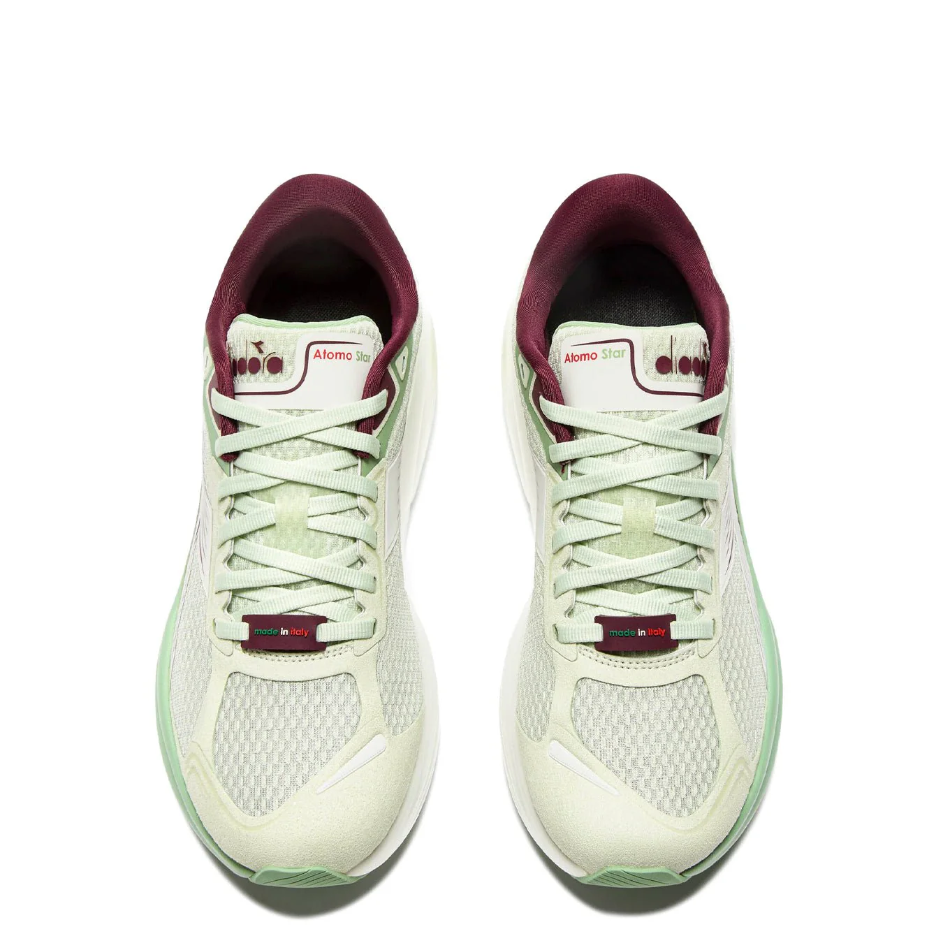 Diadora Womens Atomo Star Trainer Almost Aqua / White - Image 2