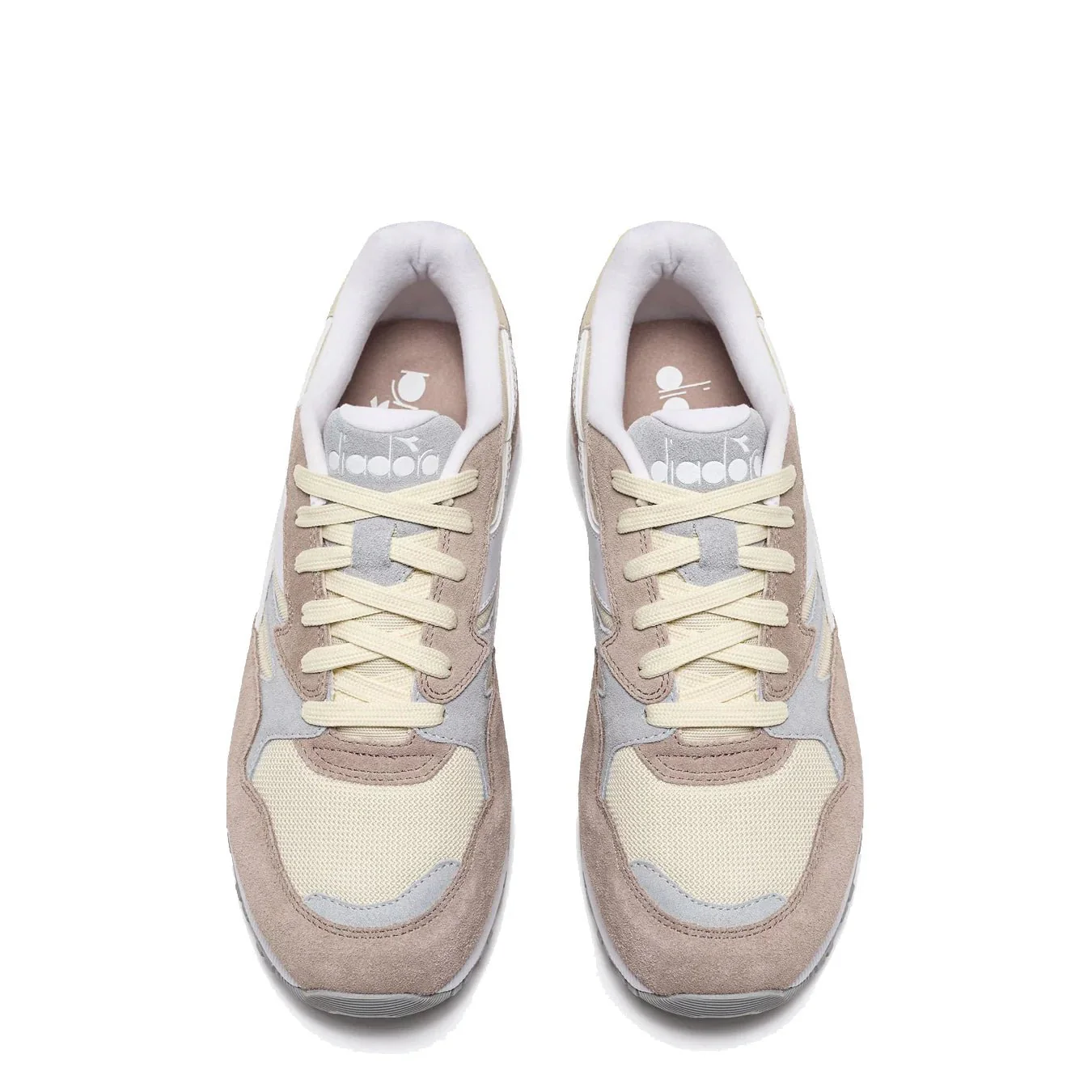 Diadora Womens N902 Trainer Arctic Coffee Bean / Cloud Cream - Image 3