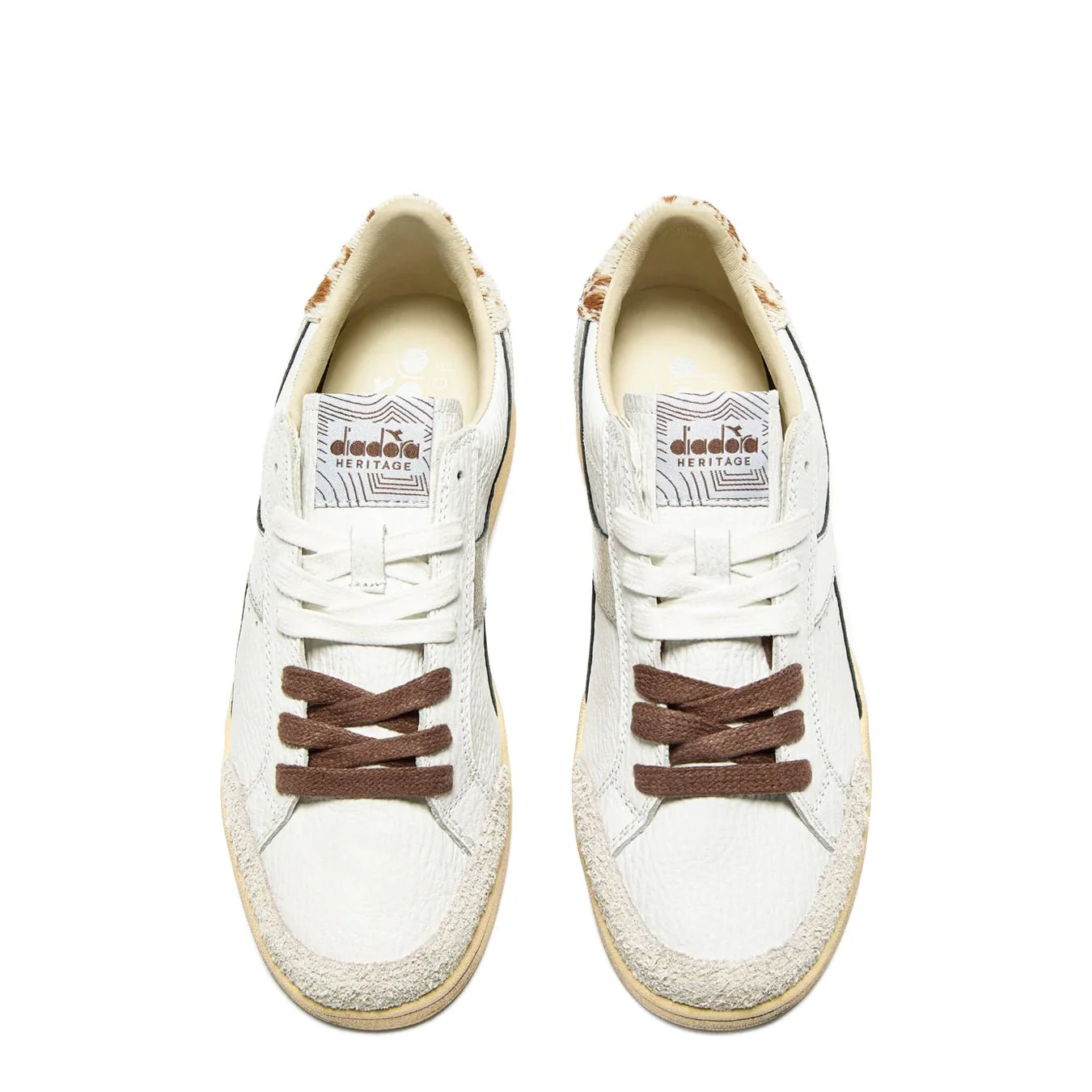 Diadora Womens Prestige Safari Wn Trainer White - Image 3