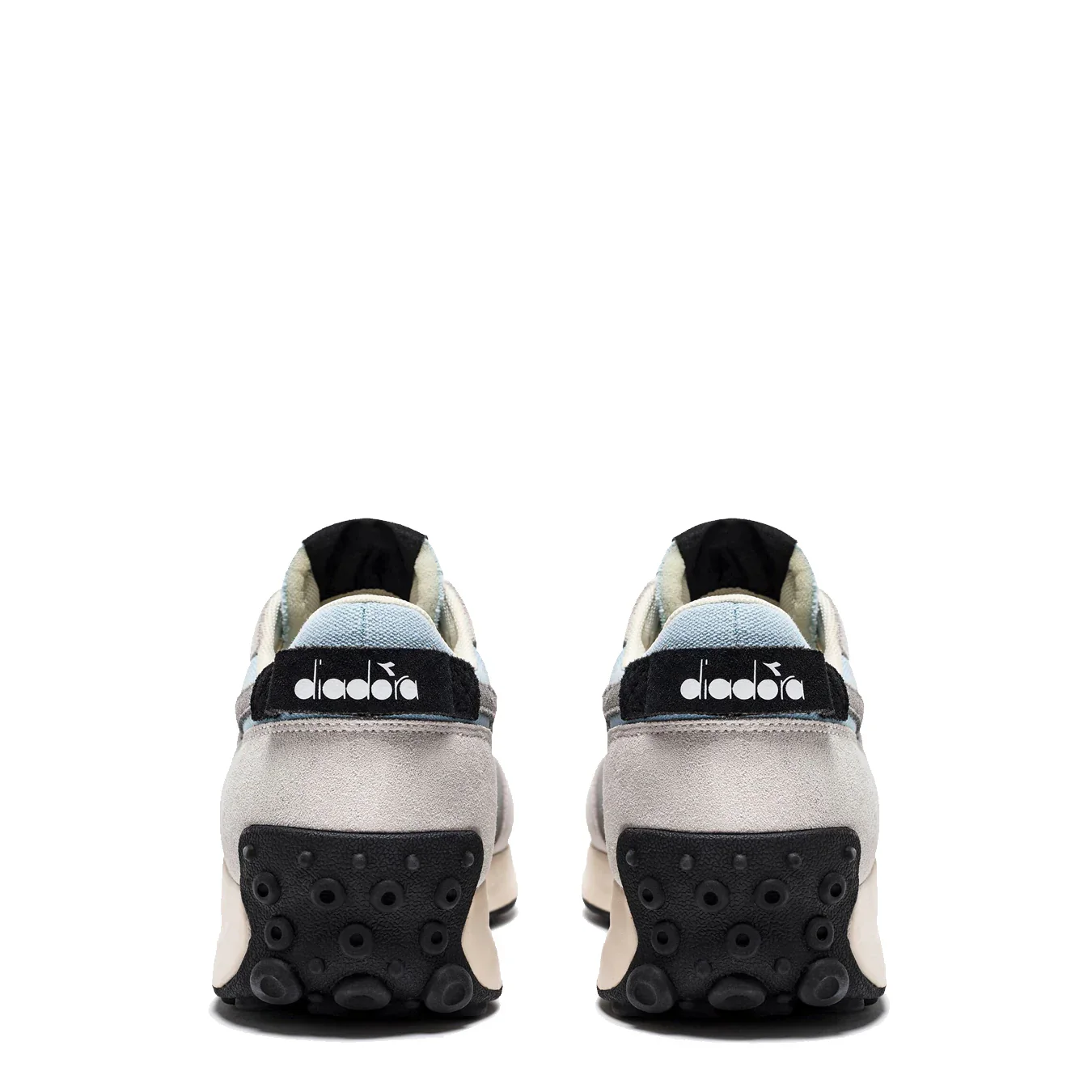 Diadora Womens Race Suede SW Trainer Dream Blue / Moon Gray - Image 5
