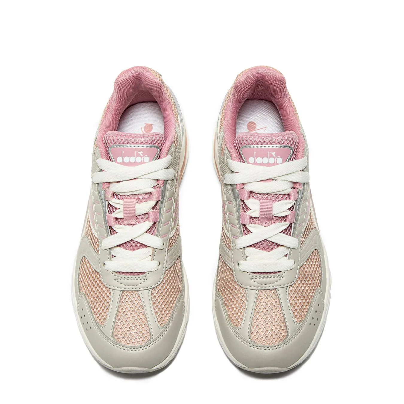 Diadora Womens Sao-Ko 280 Trainer Pink Turtle-Dove / Gray Silver - Image 3
