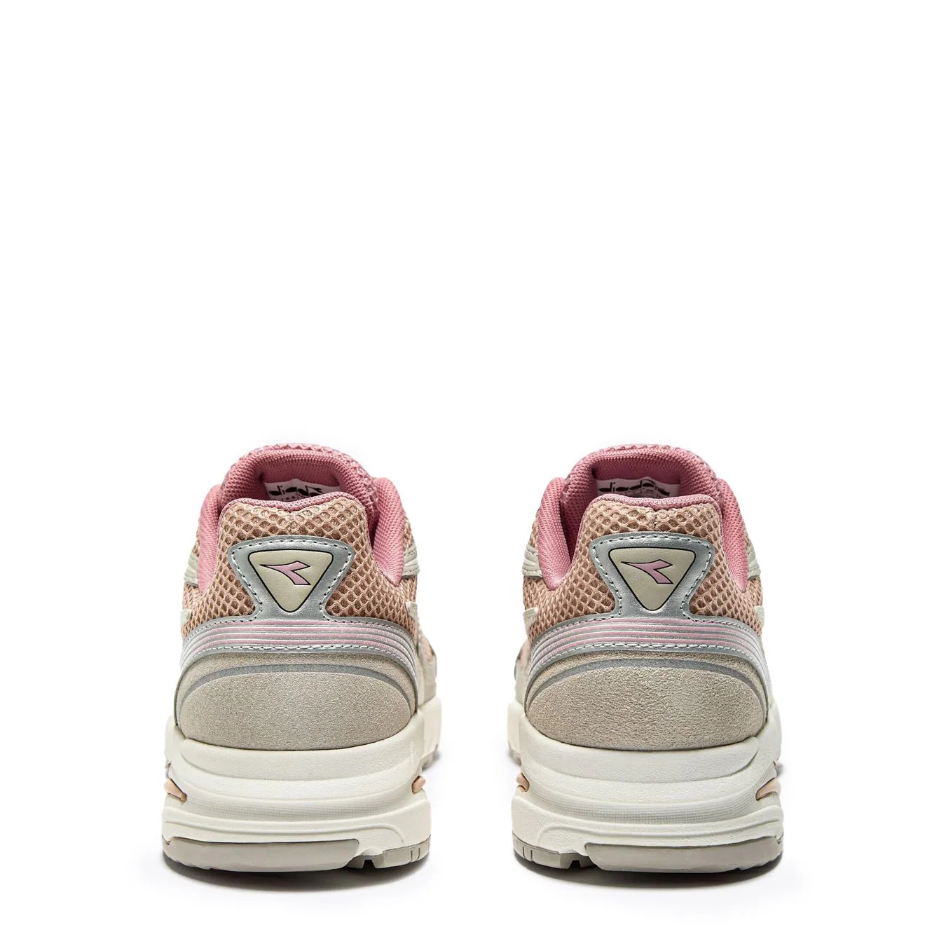 Diadora Womens Sao-Ko 280 Trainer Pink Turtle-Dove / Gray Silver - Image 4