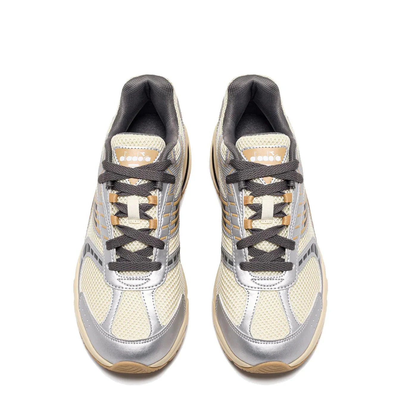 Diadora Womens SAO-KO 280 Trainer Seedpearl / Oyster Gray - Image 3