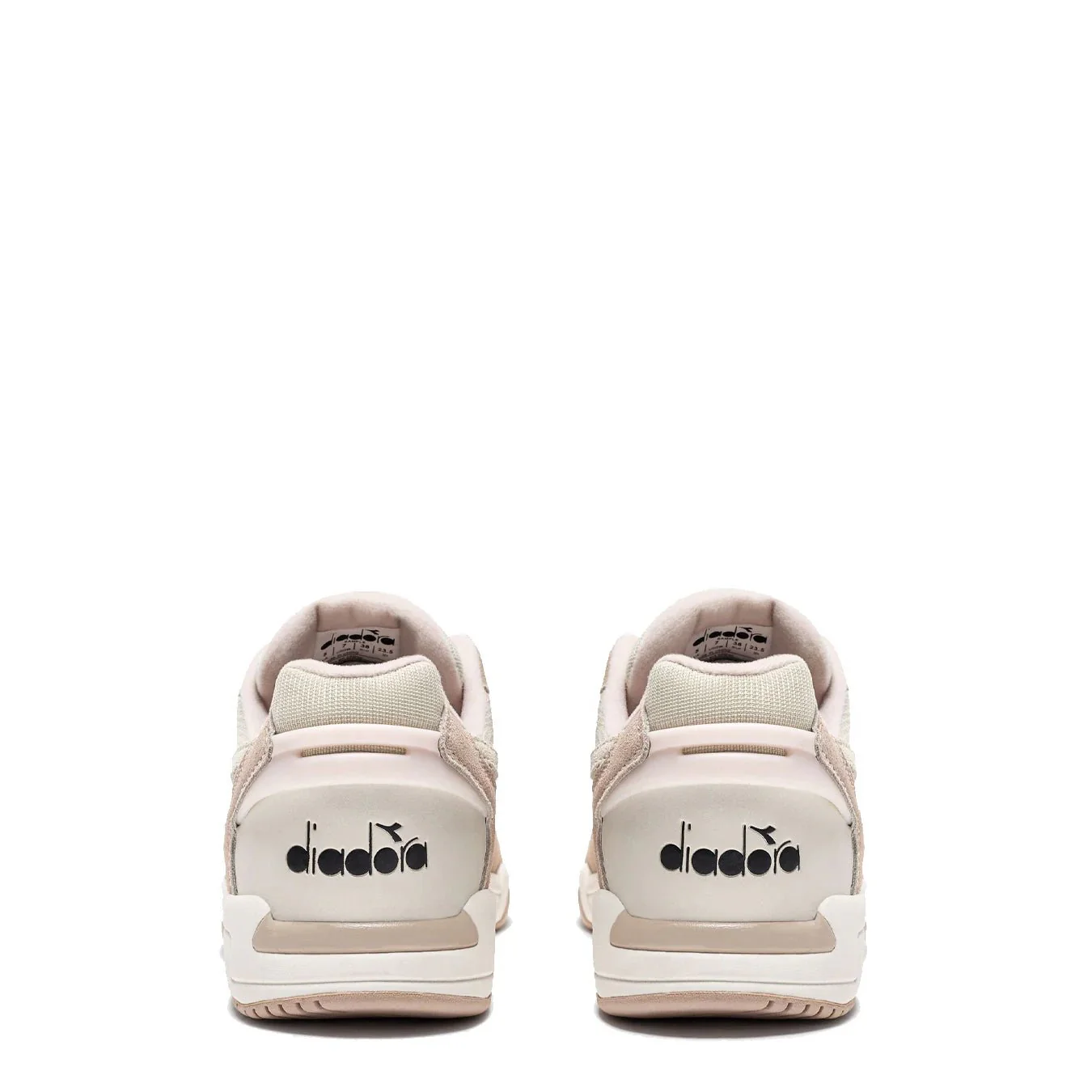 Diadora Womens Winner Creamy WN Trainer Whisper Pink / Rose Dust - Image 6