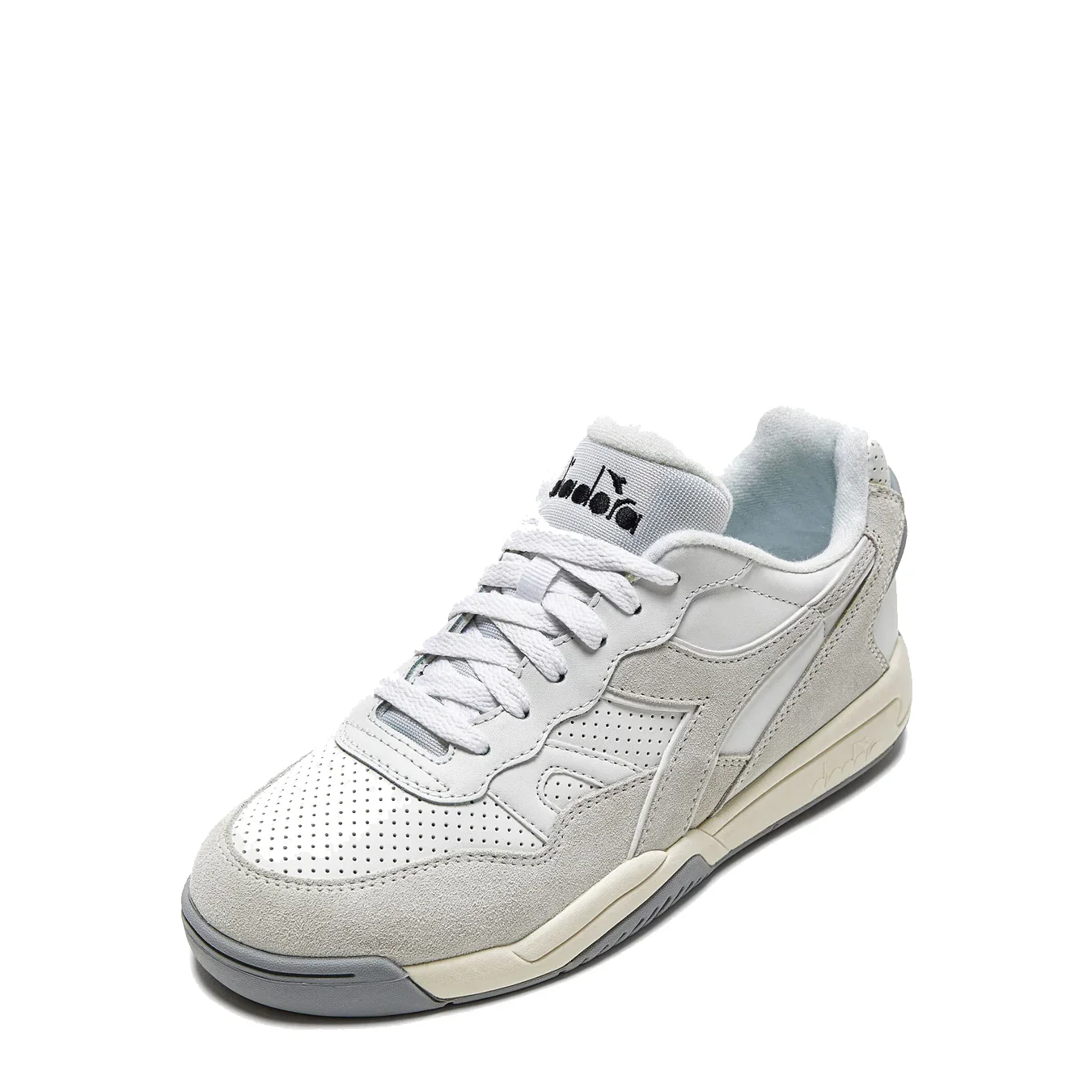 Diadora Womens Winner SL Trainer White/White - Image 2