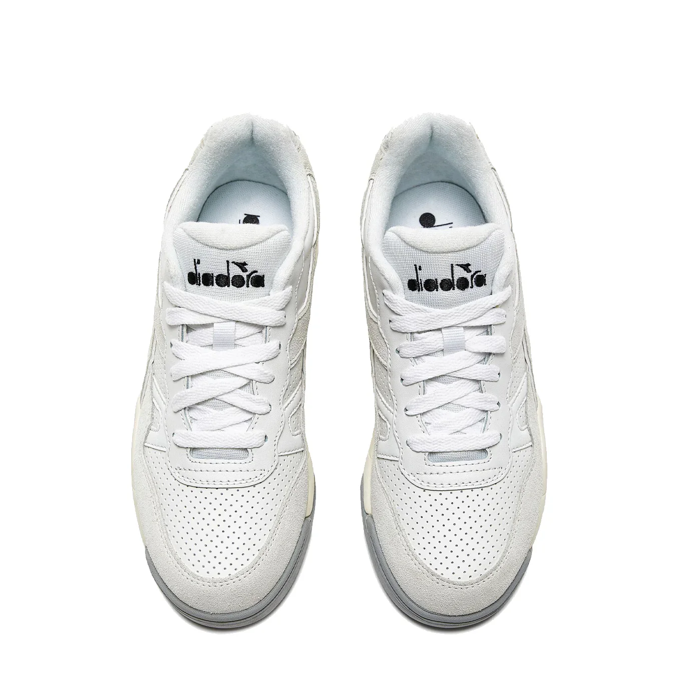 Diadora Womens Winner SL Trainer White/White - Image 3