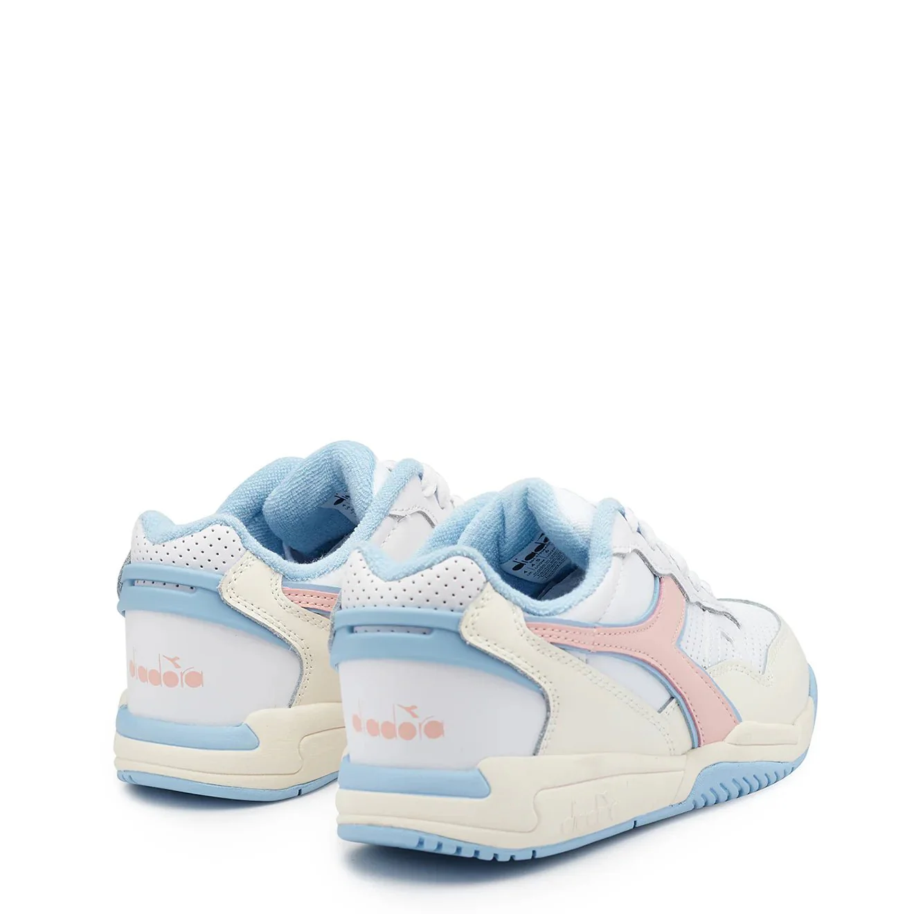 Diadora Womens Winner Trainer White / Peach Whip - Image 5