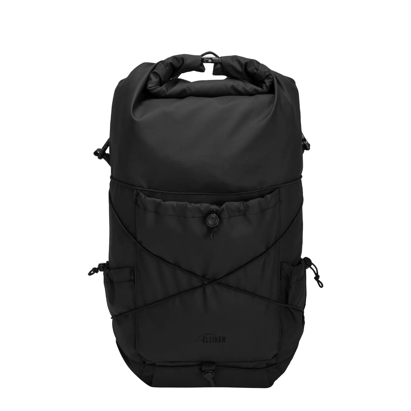 Elliker Buckden Roll Top Backpack Black - Image 3