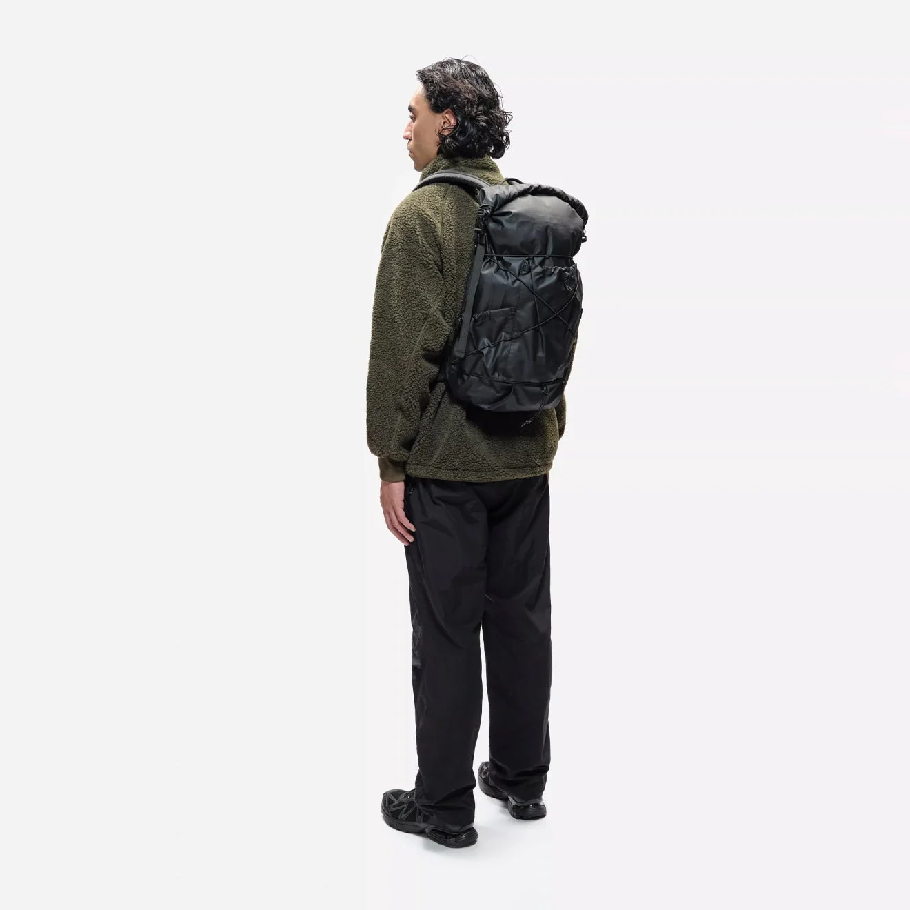 Elliker Buckden Roll Top Backpack Black - Image 7