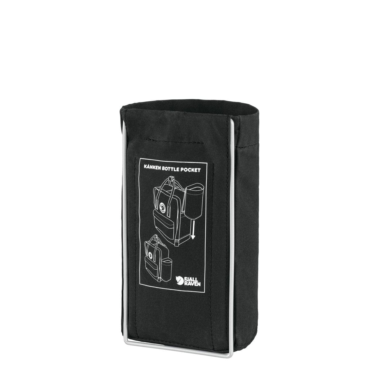 Fjallraven Kanken Bottle Pocket Black - Image 2