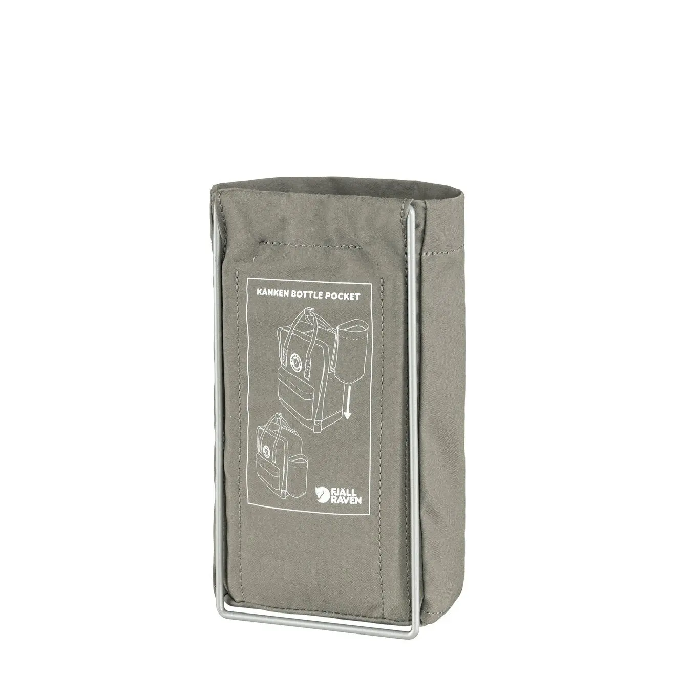 Fjallraven Kanken Bottle Pocket Fog - Image 2