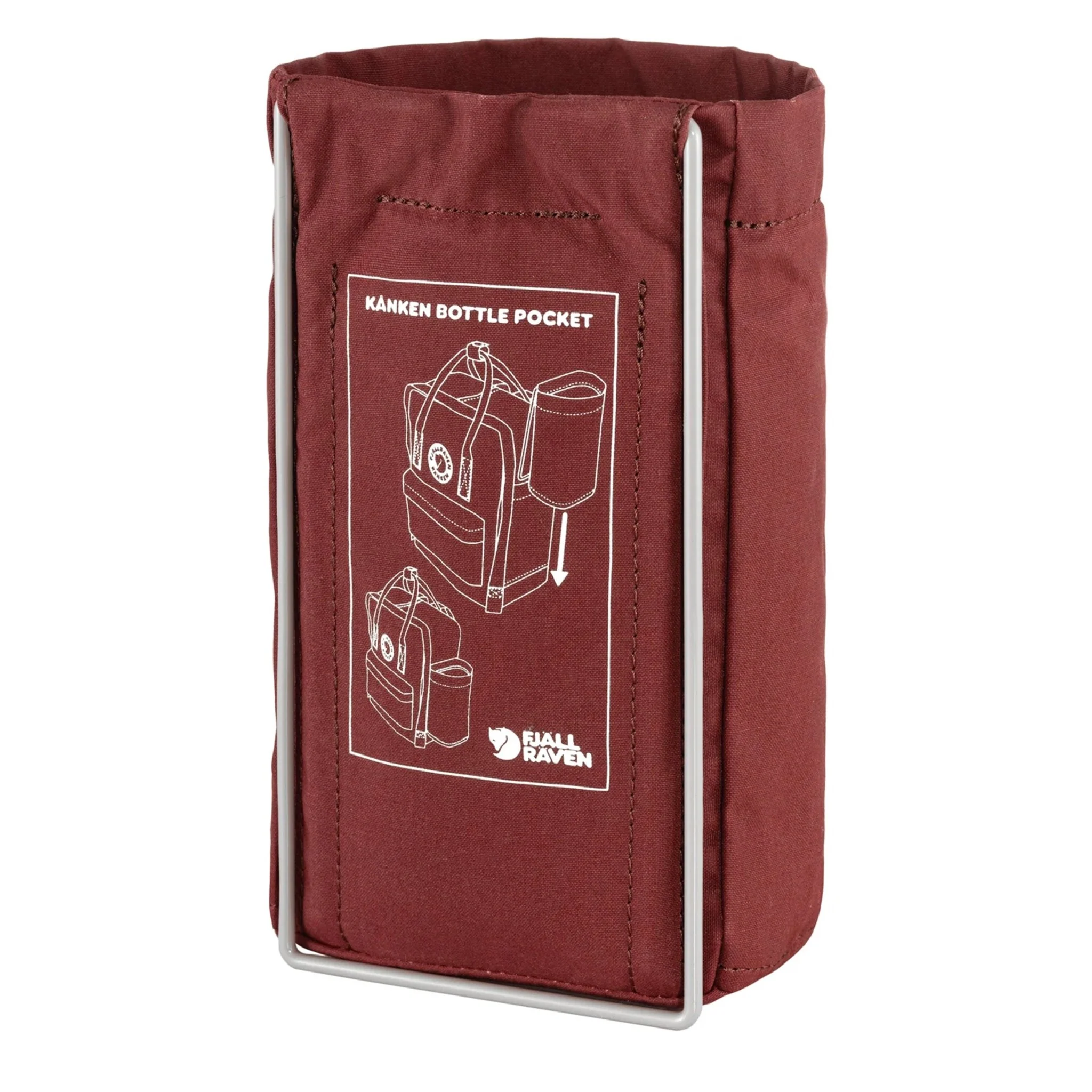 Fjallraven Kanken Bottle Pocket Ox Red - Image 2