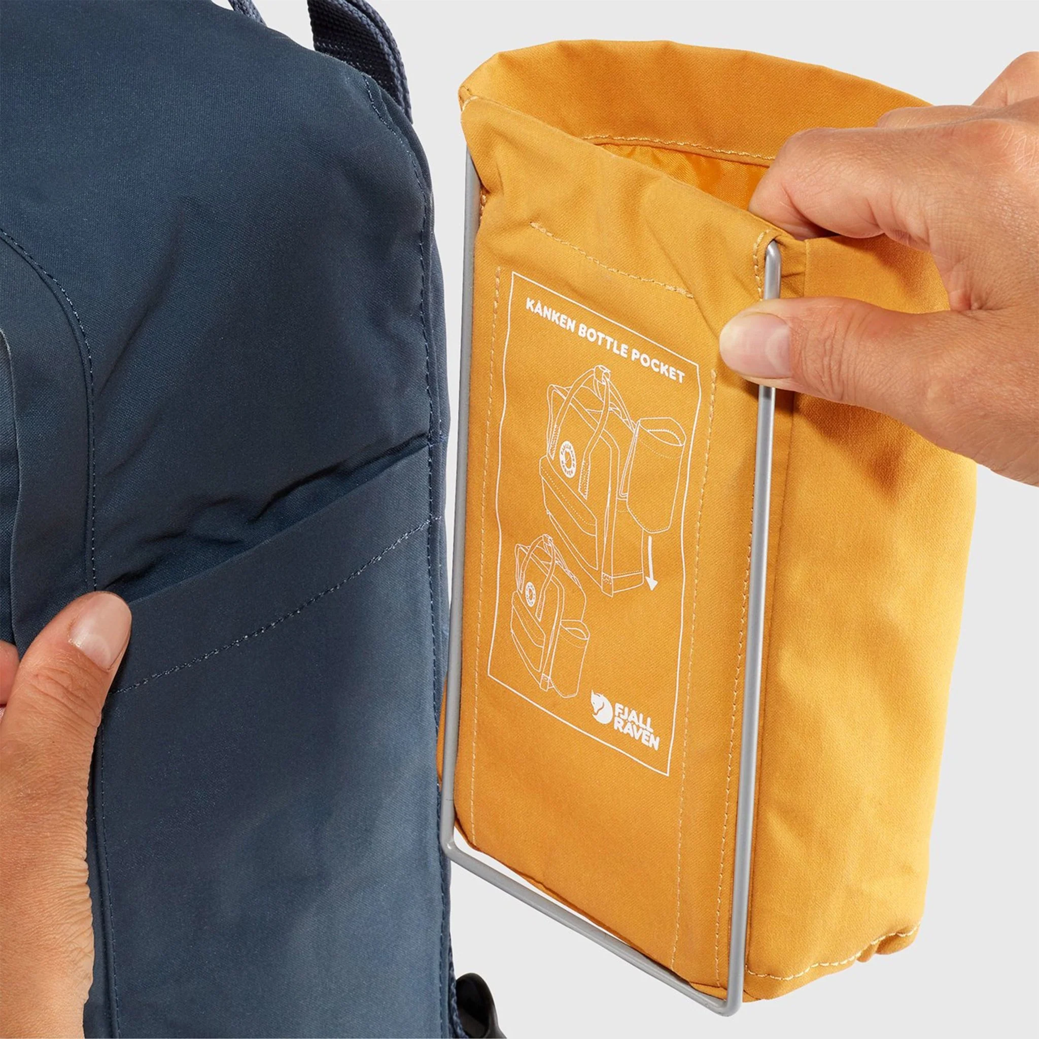 Fjallraven Kanken Bottle Pocket Ox Red - Image 4