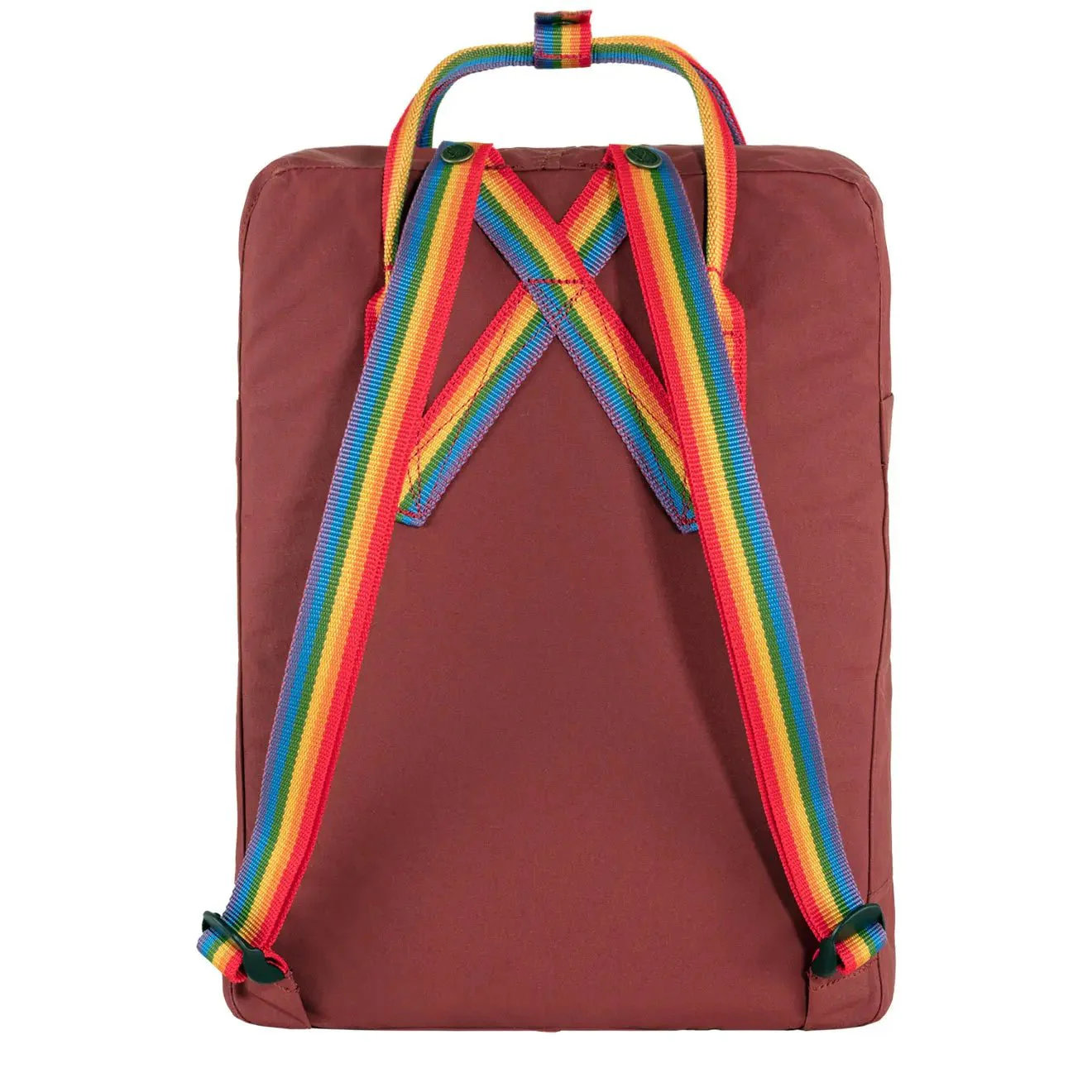 Fjallraven Kanken Classic Backpack Ox Red / Rainbow Pattern - Image 4
