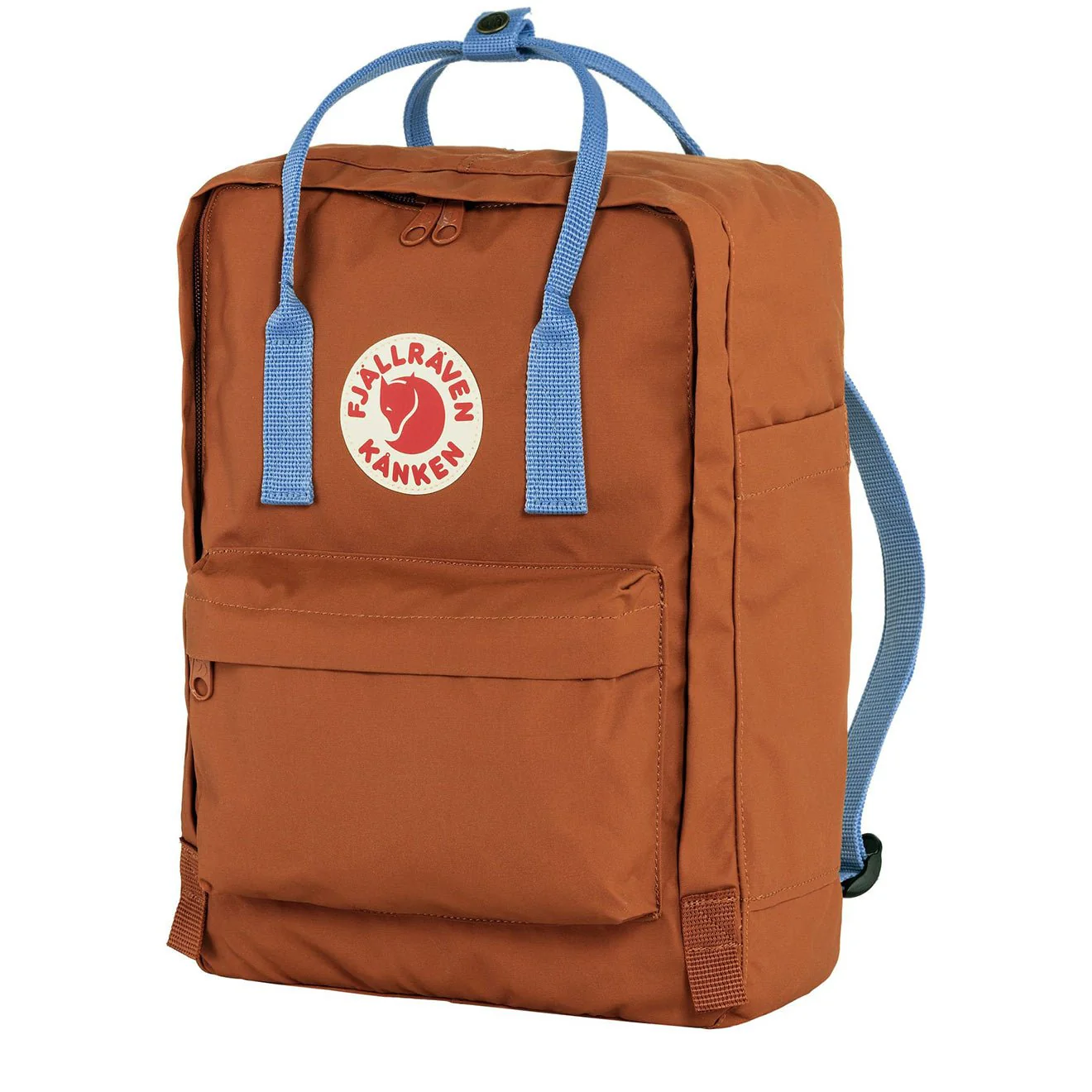 Fjallraven Kanken Classic Backpack Terracotta Brown / Ultramarine - Image 2