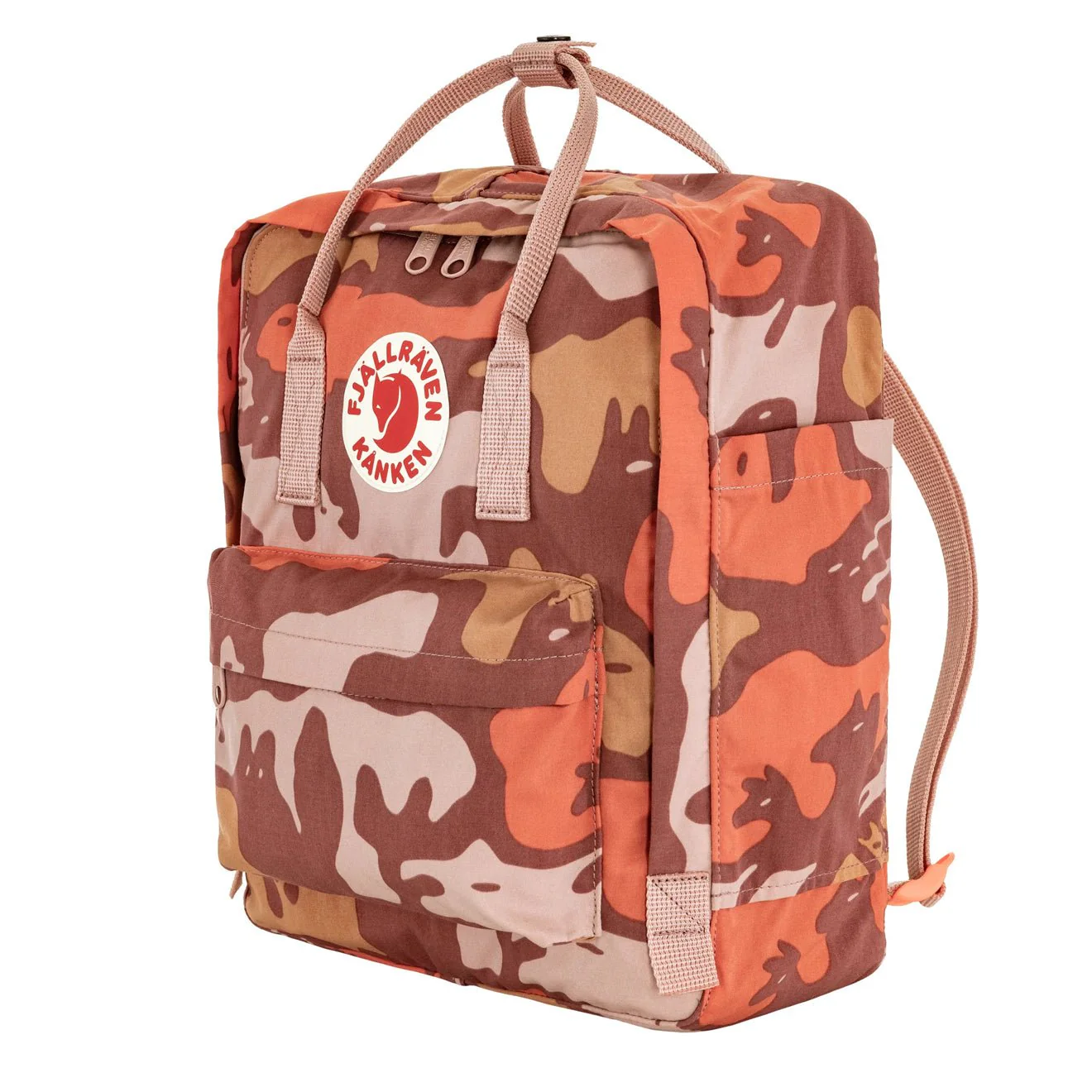 Fjallraven Kanken Graphics Backpack Chalk Rose / Hidden Animals - Image 2