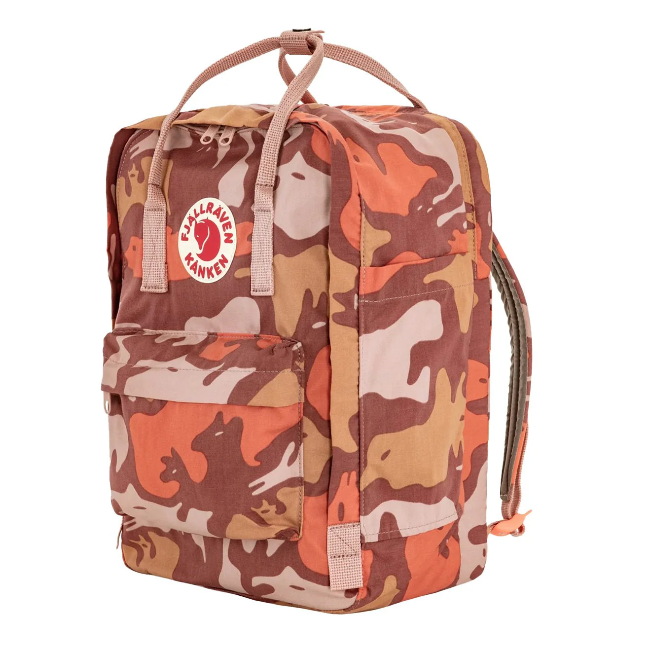 Fjallraven Kanken Graphics Laptop 15 Chalk Rose / Hidden Animals - Image 3