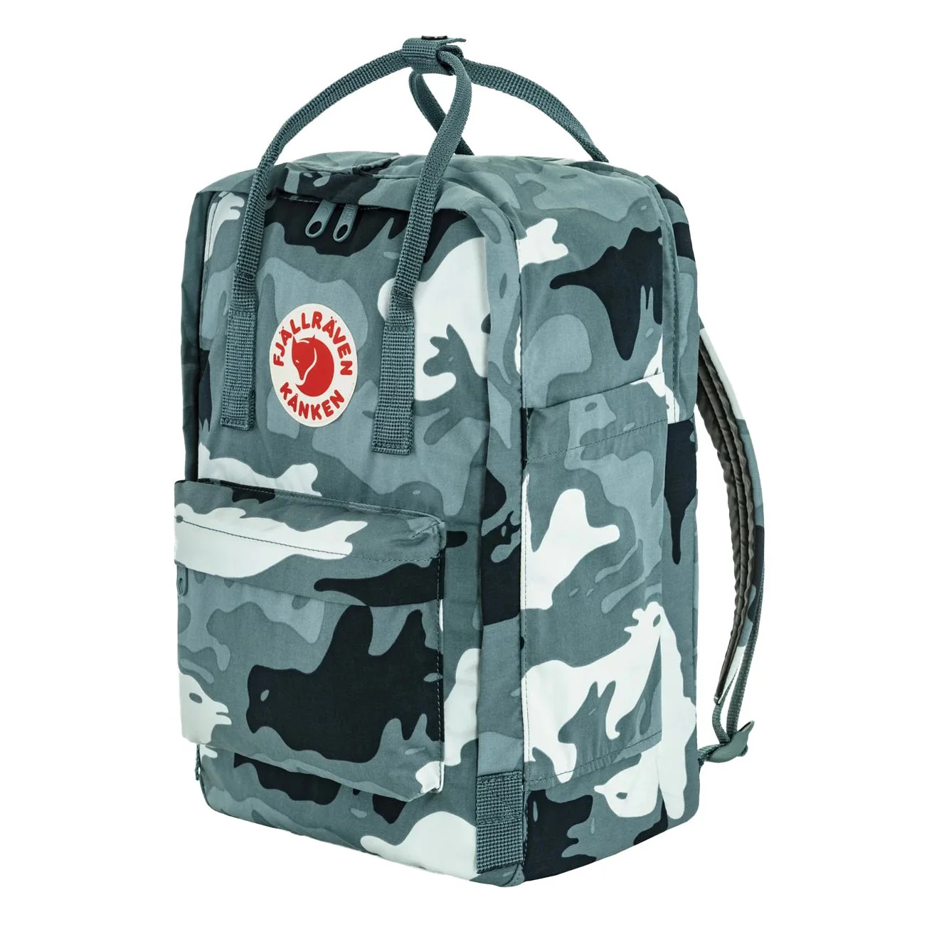 Fjallraven Kanken Graphics Laptop 15 Nimbus Blue / Hidden Animals - Image 3