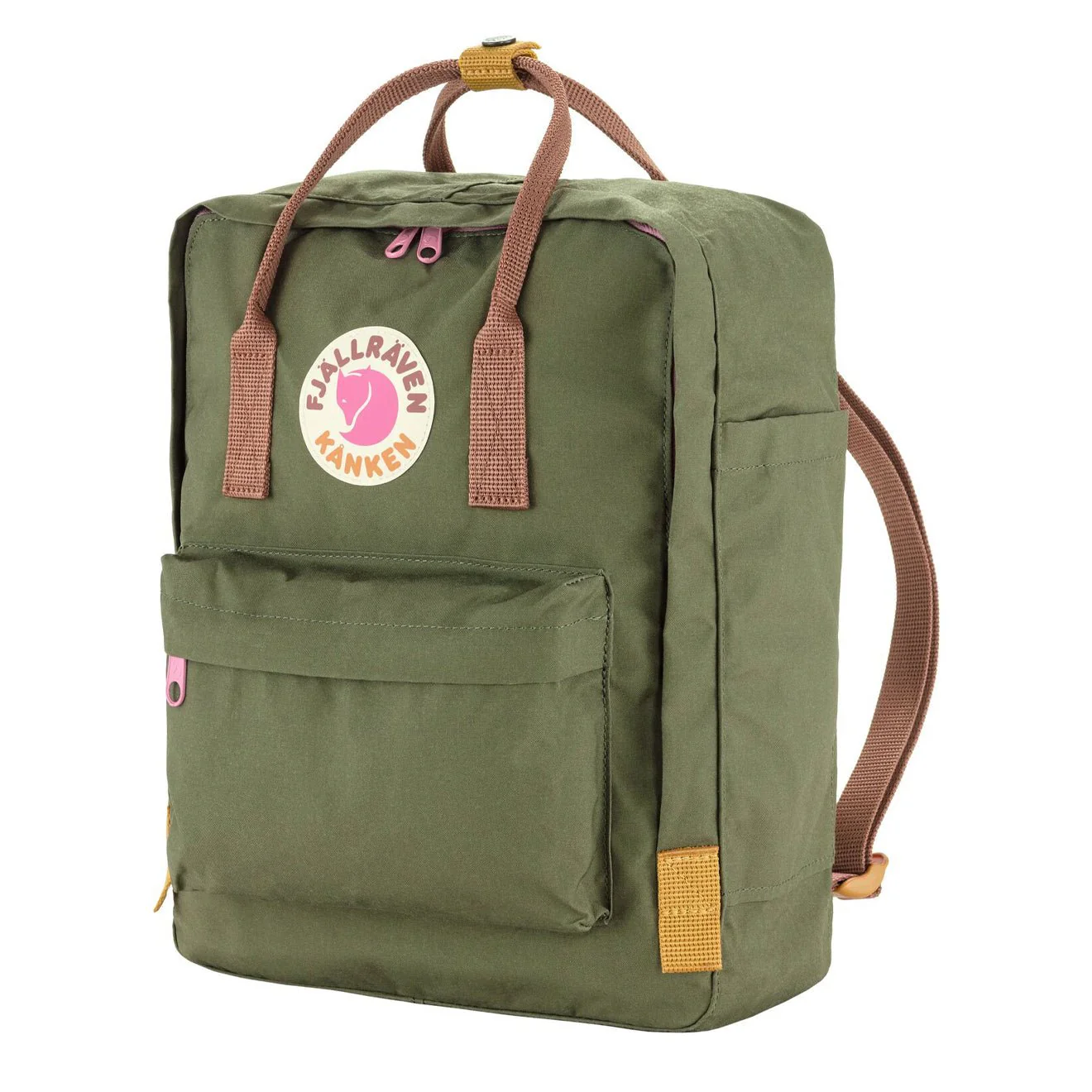 Fjallraven Kanken Koncept Backpack Green / Khaki Dust - Image 2