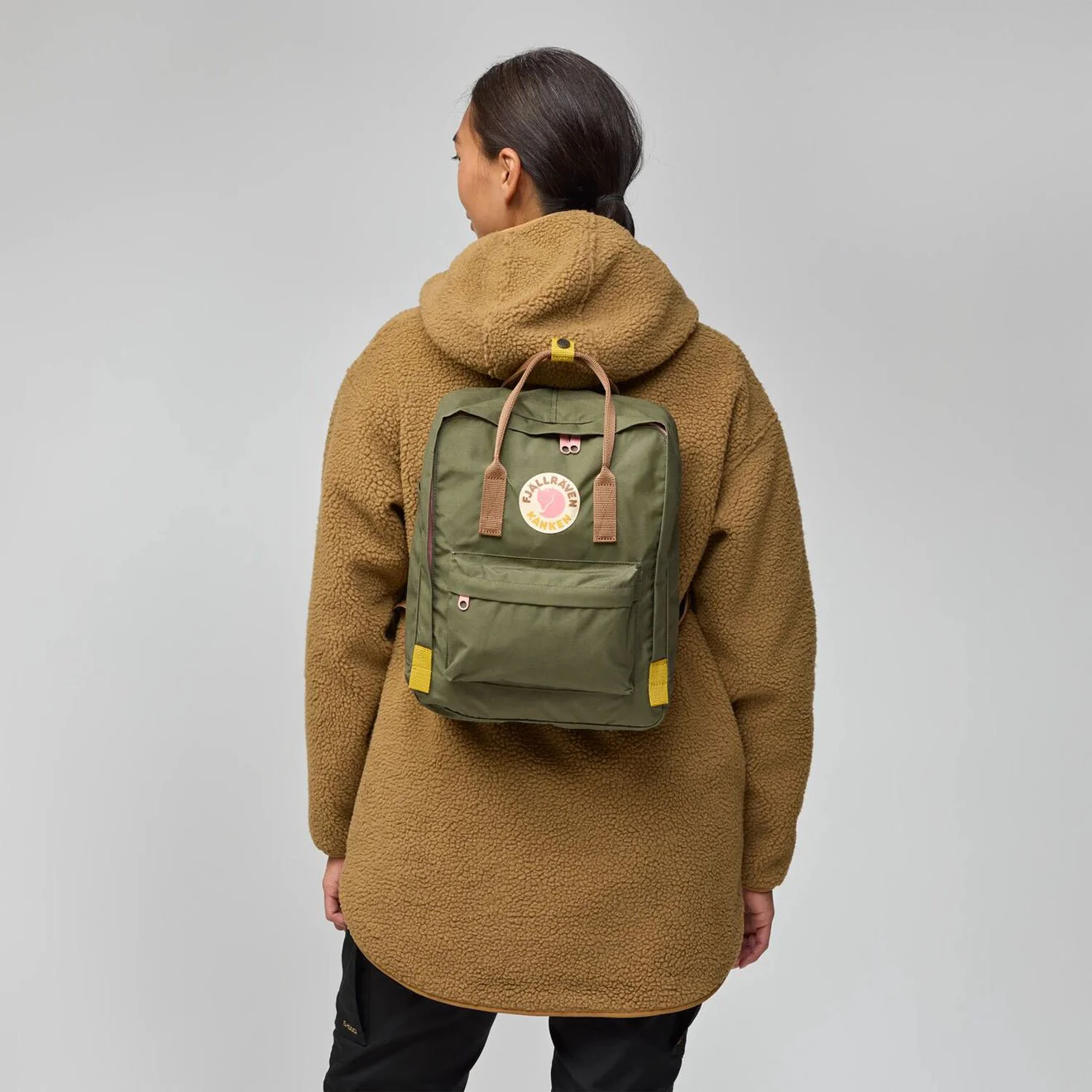Fjallraven Kanken Koncept Backpack Green / Khaki Dust - Image 4