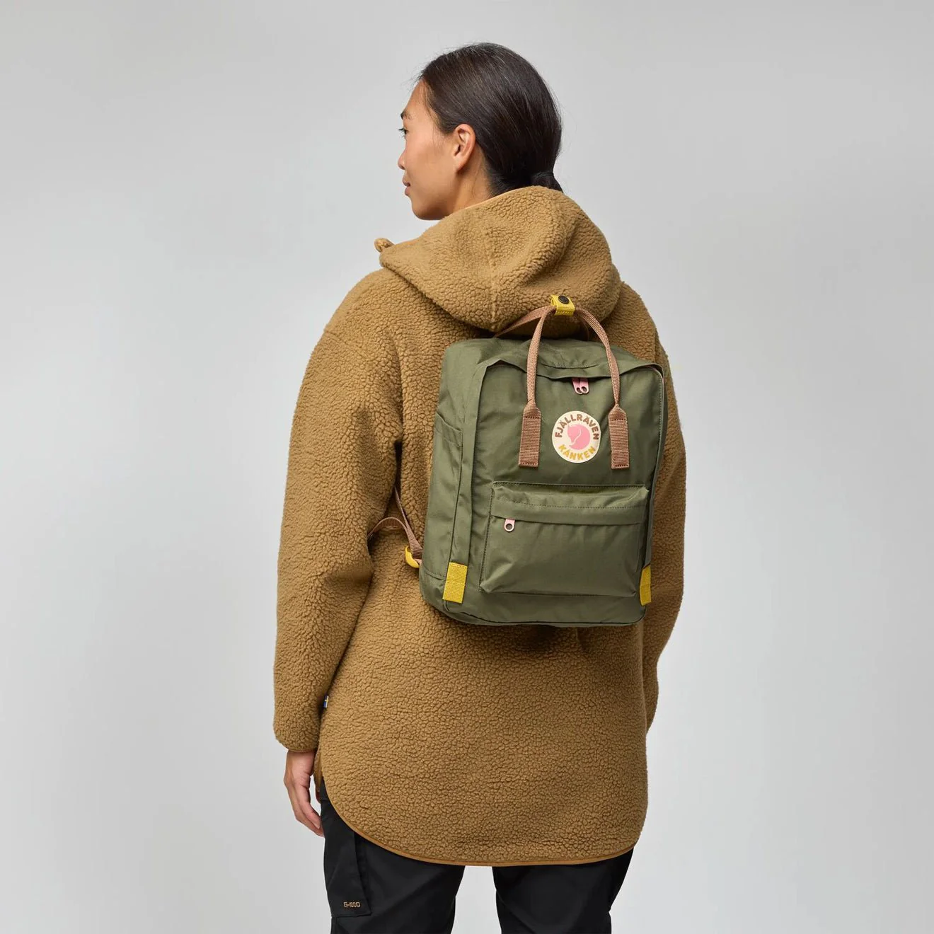 Fjallraven Kanken Koncept Backpack Green / Khaki Dust - Image 5