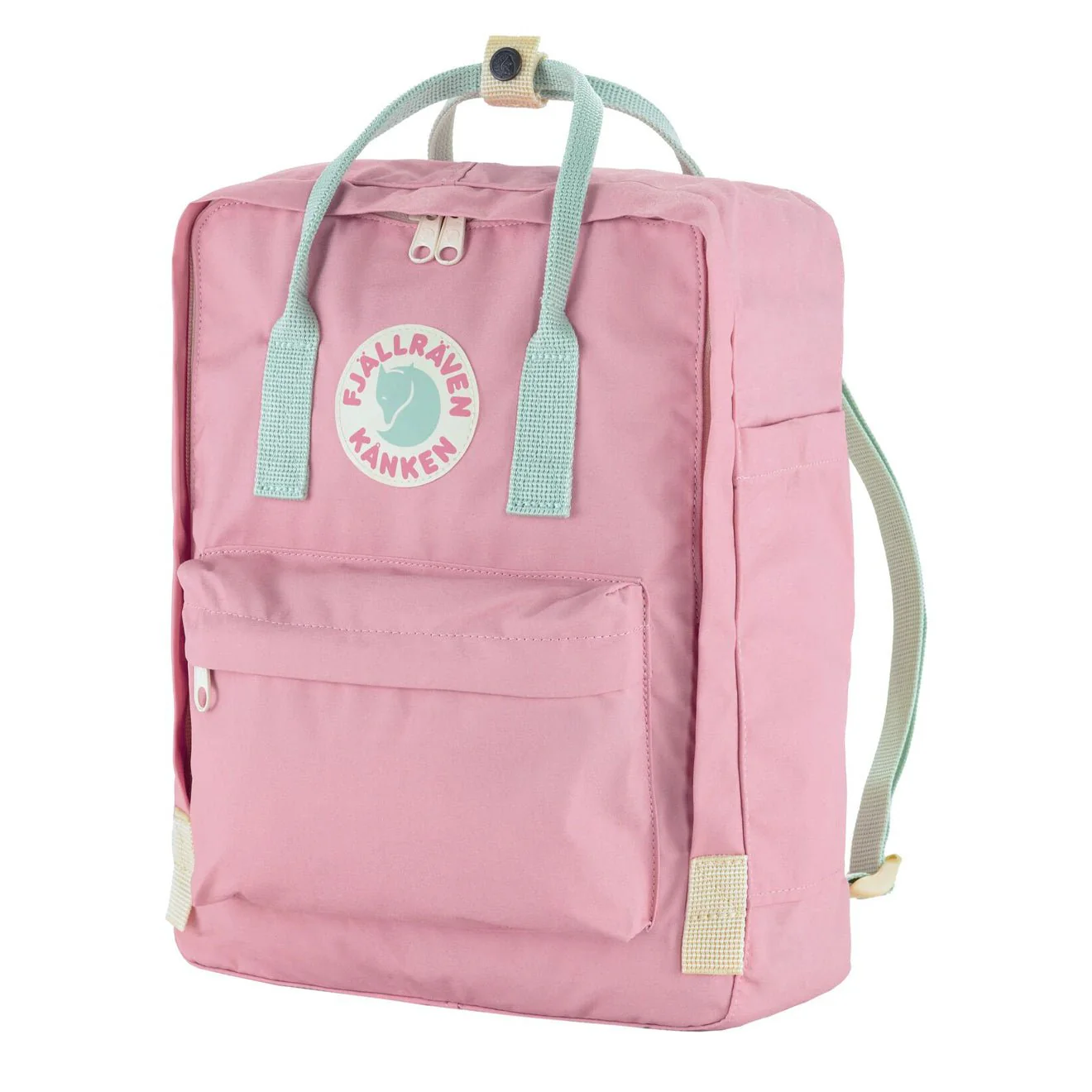 Fjallraven Kanken Koncept Backpack Pink / Mint Green - Image 2