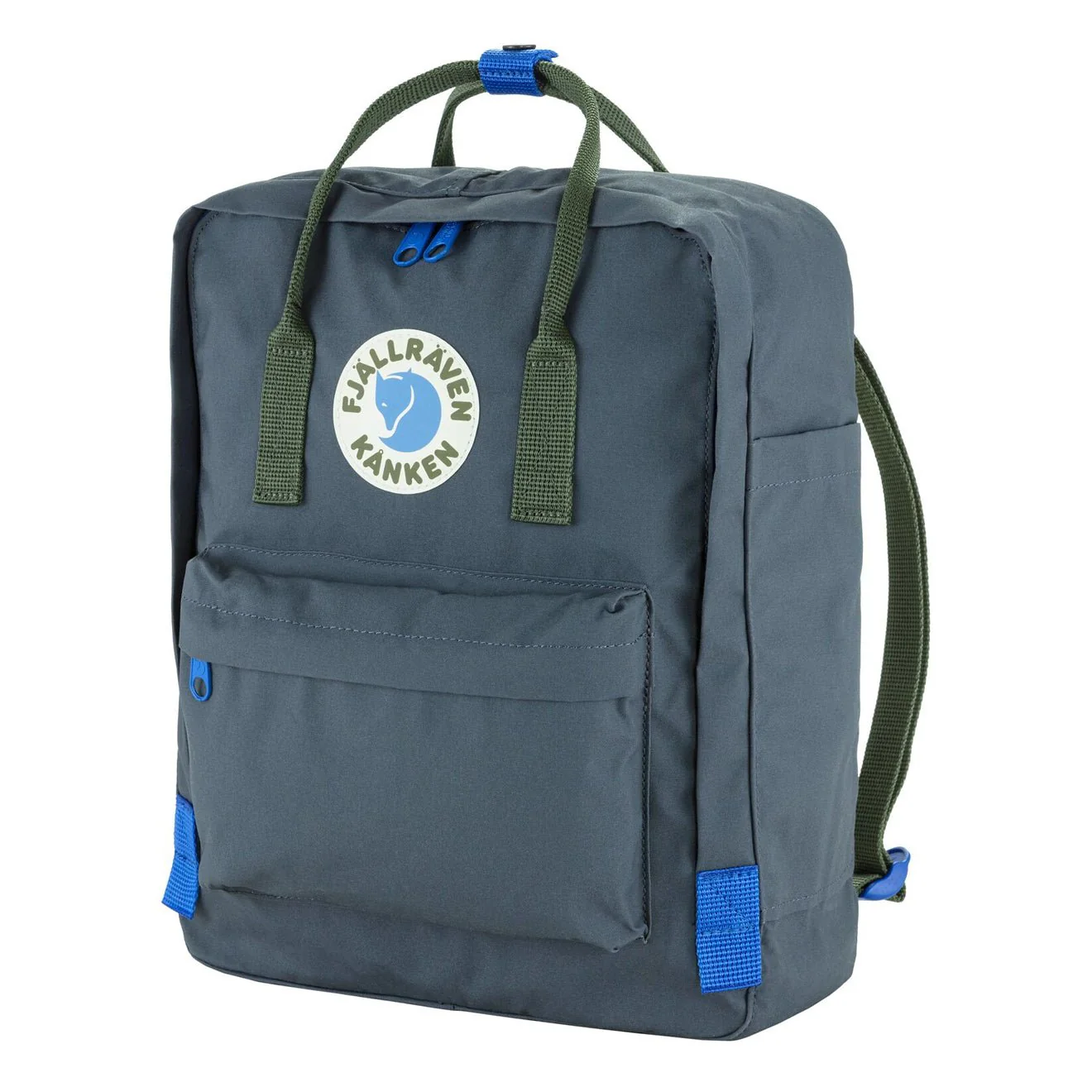 Fjallraven Kanken Koncept Backpack Super Grey / Green - Image 2