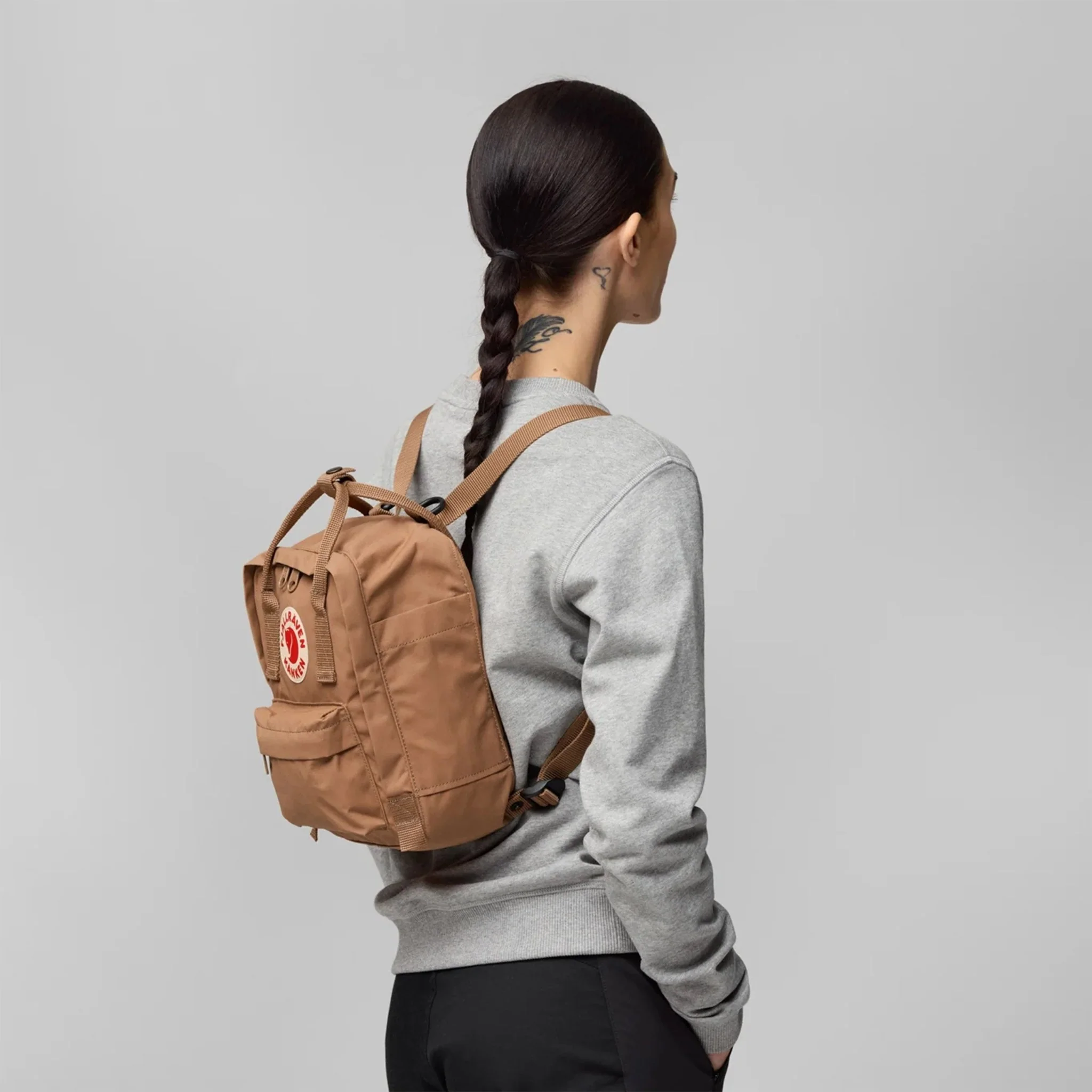Fjallraven Kanken Mini Backpack Light Oak - Image 5