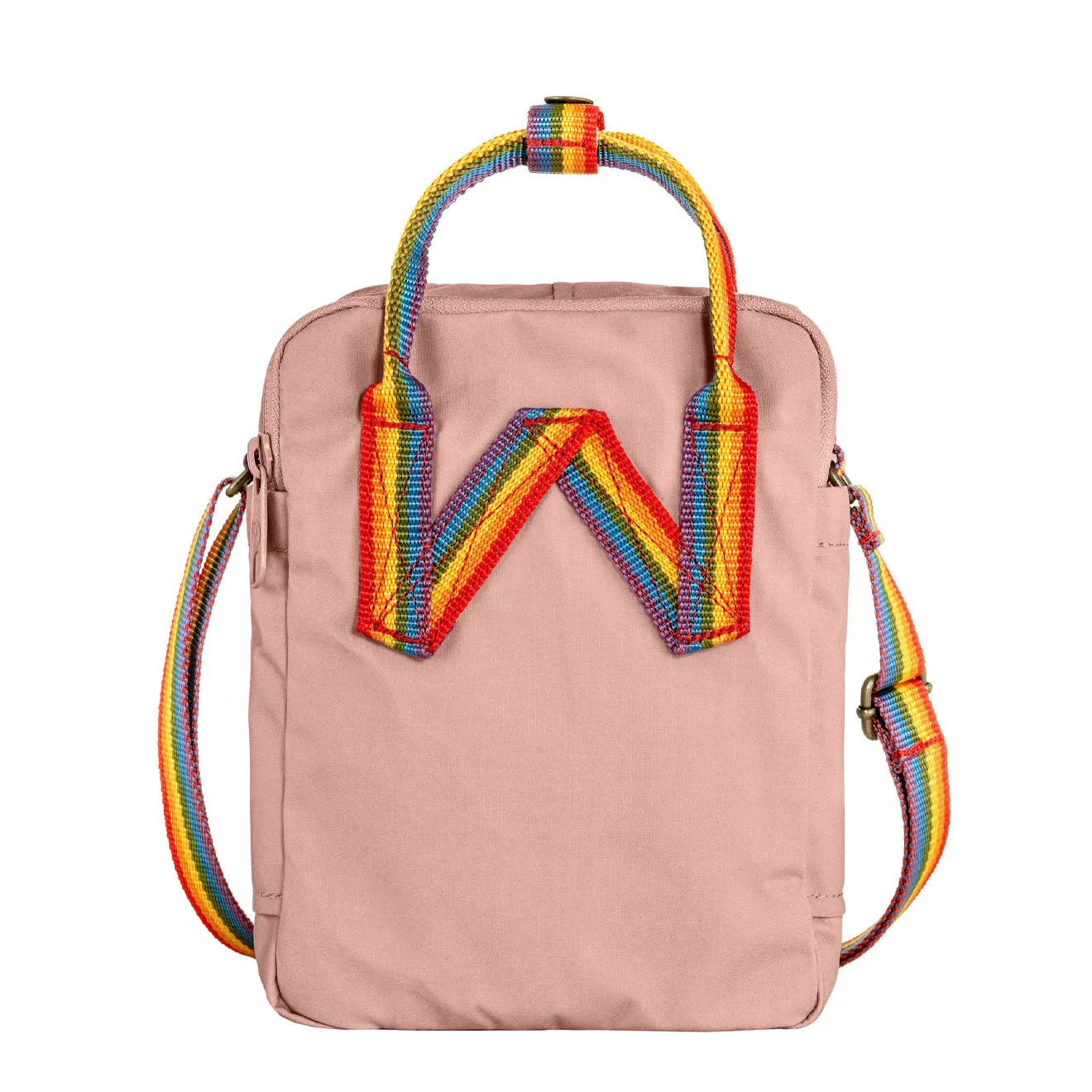 Fjallraven Kanken Rainbow Sling Chalk Rose / Rainbow - Image 2