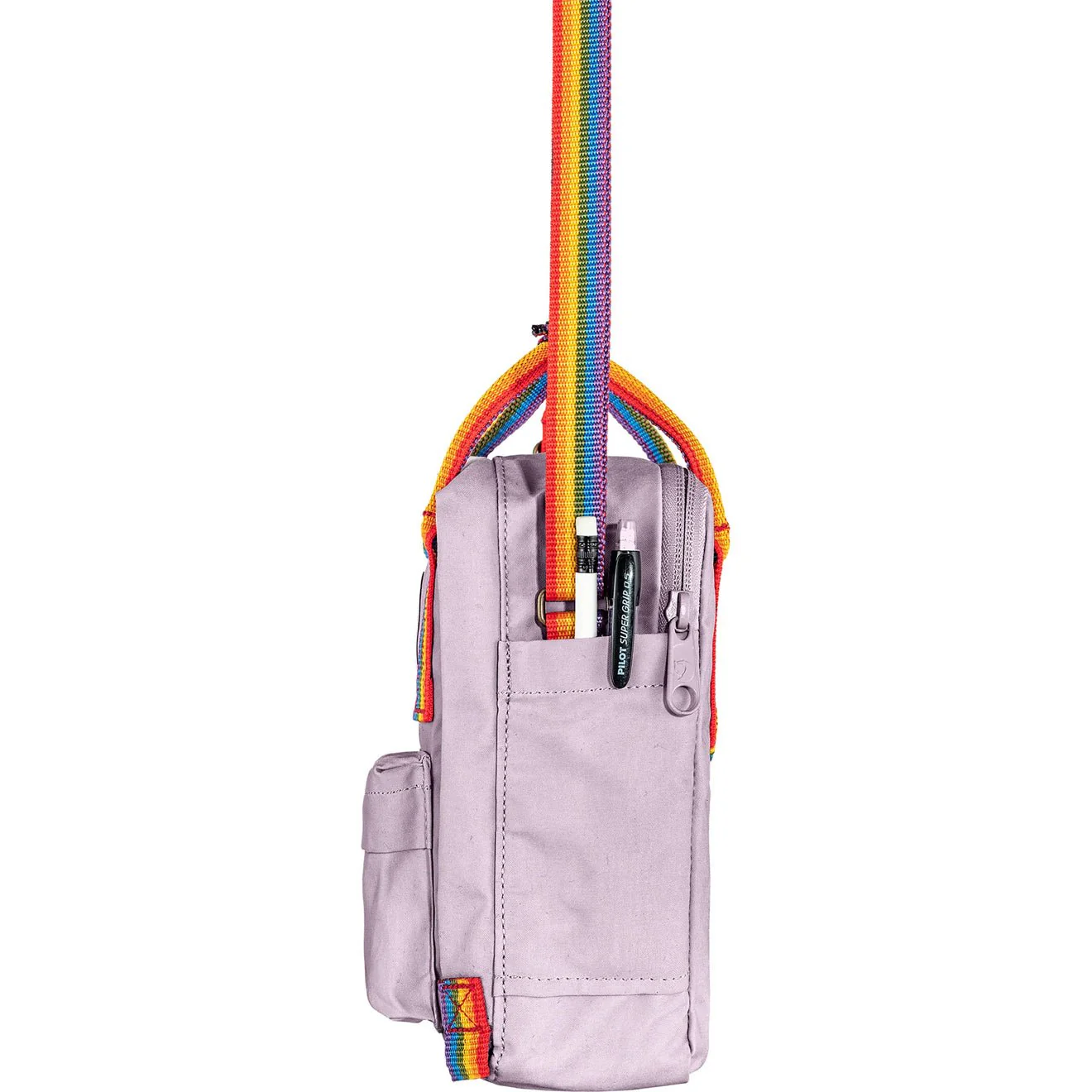 Fjallraven Kanken Rainbow Sling Chalk Rose / Rainbow - Image 4
