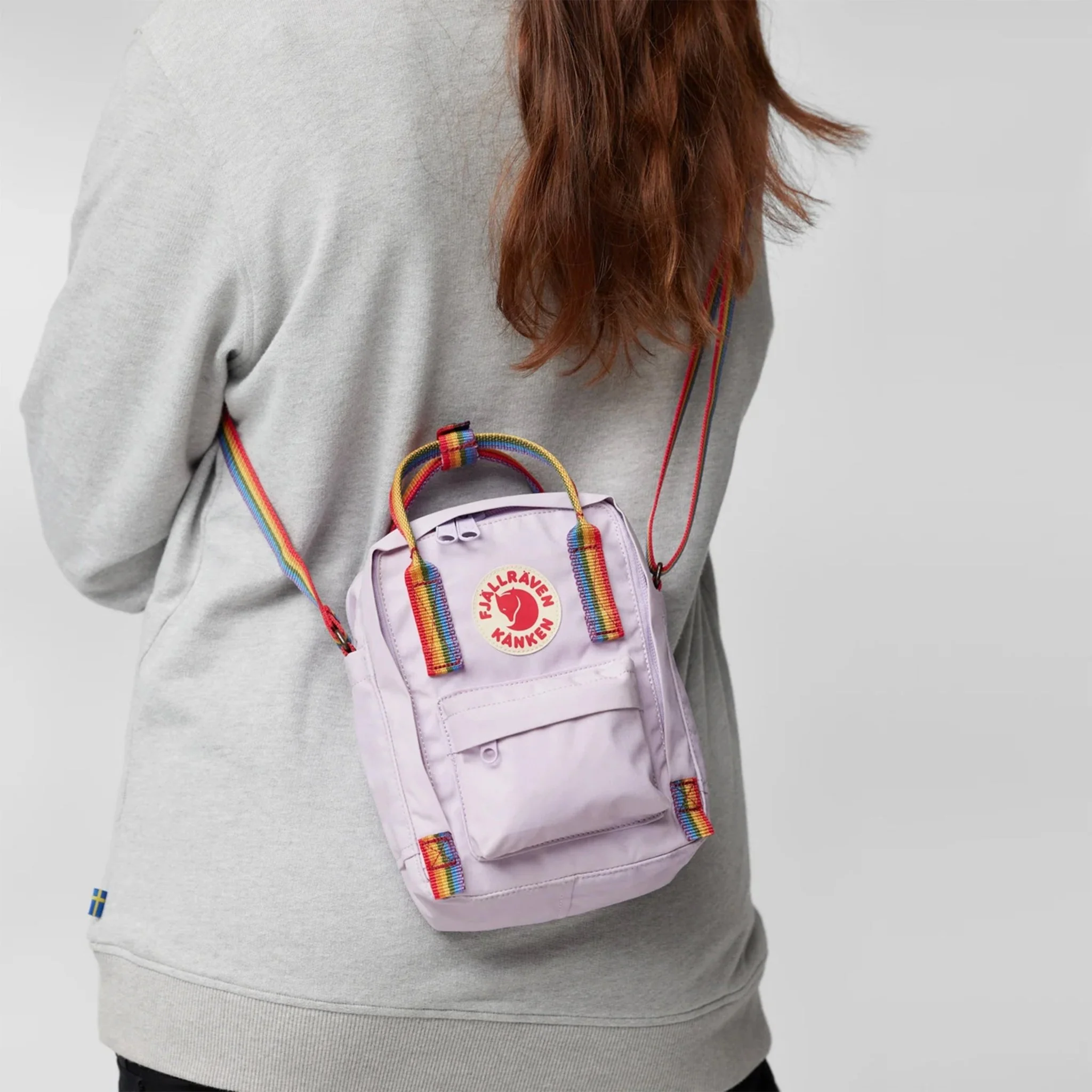 Fjallraven Kanken Sling Cobalt Blue / Rainbow - Image 4