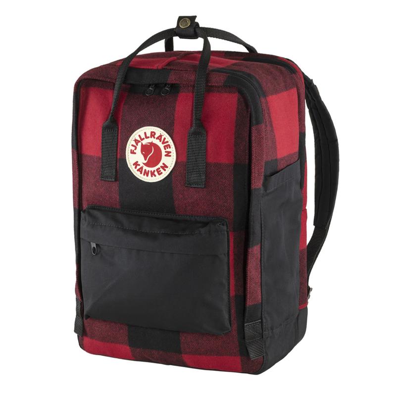 Fjallraven Kanken Re-Wool Laptop 15 Red / Black - Image 2
